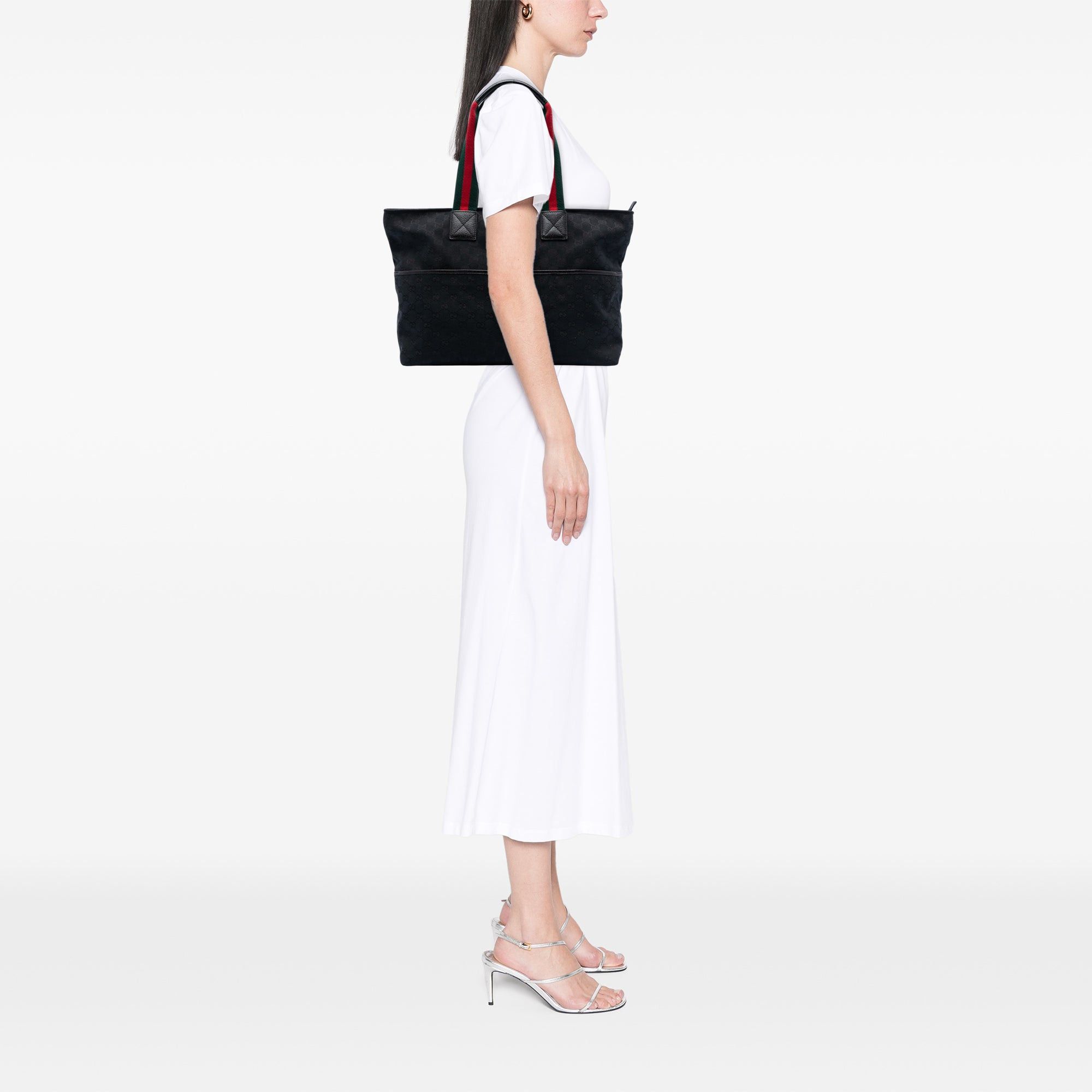 Gucci GG Canvas Web Tote Size ONE SIZE - 7 Thumbnail
