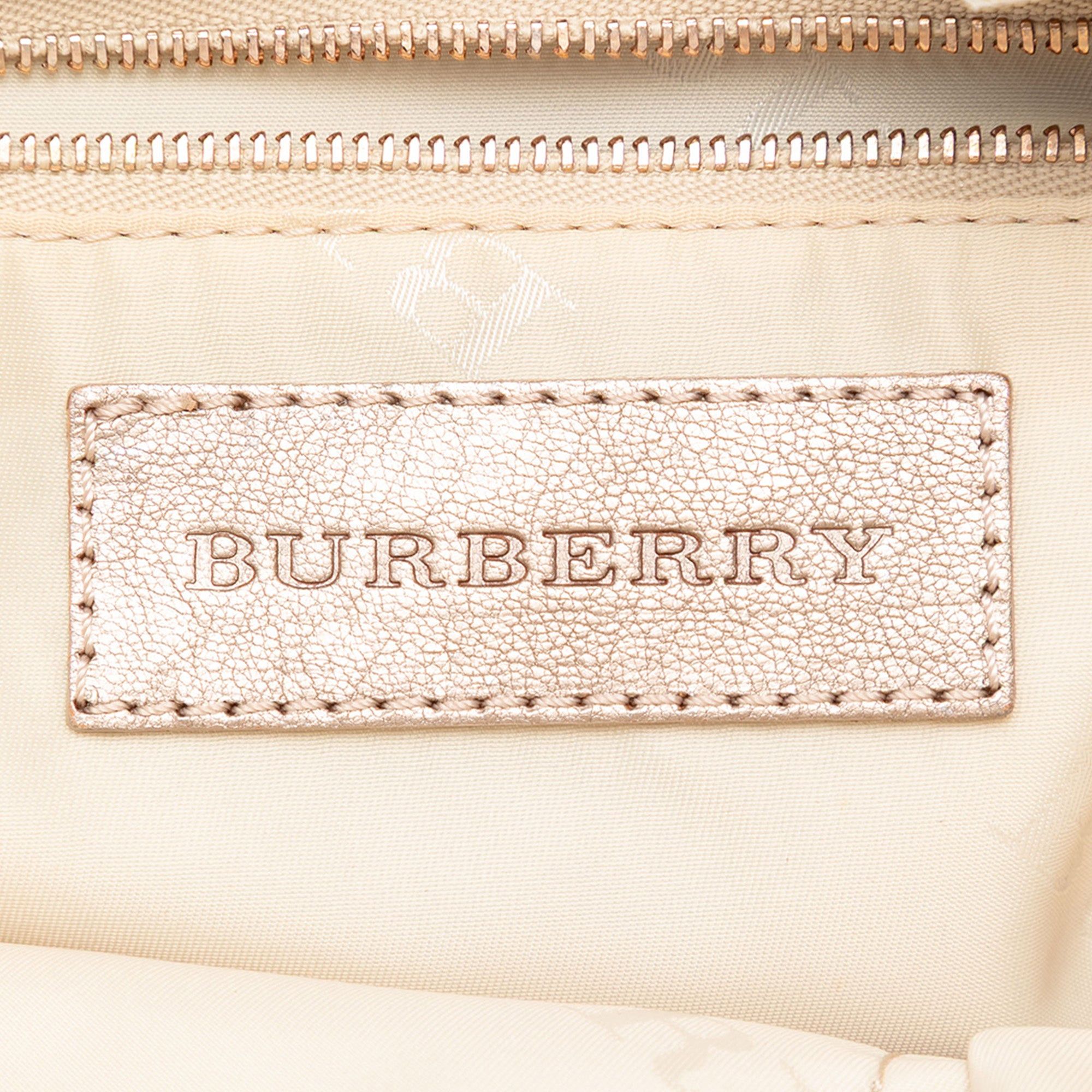 Burberry Smoke Check Coated Canvas Oakford Handbag Size ONE SIZE - 5 Thumbnail