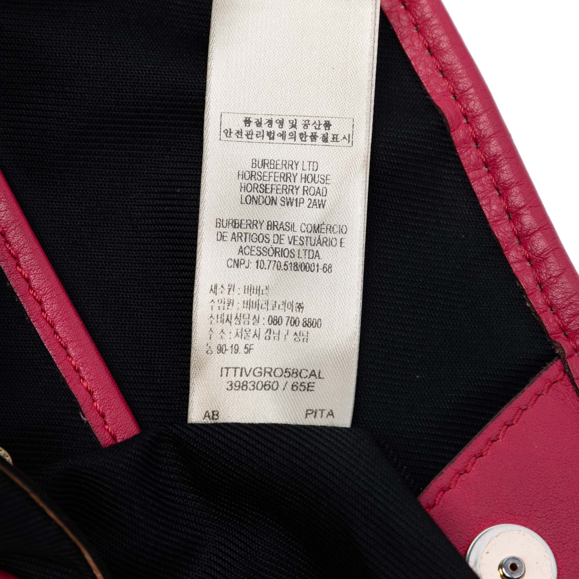 Burberry Small Haymarket Check Canvas and Leather Canterbury Tote Size ONE SIZE - 6 Thumbnail