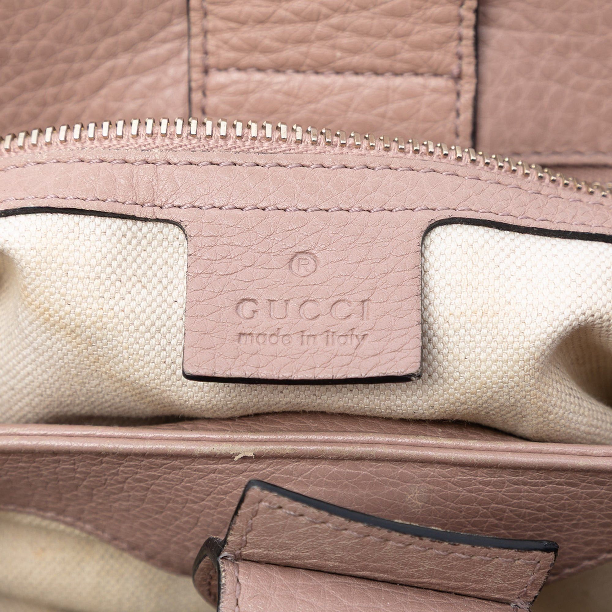 Gucci Small Calfskin Bamboo Shopper Satchel Size ONE SIZE - 5 Thumbnail