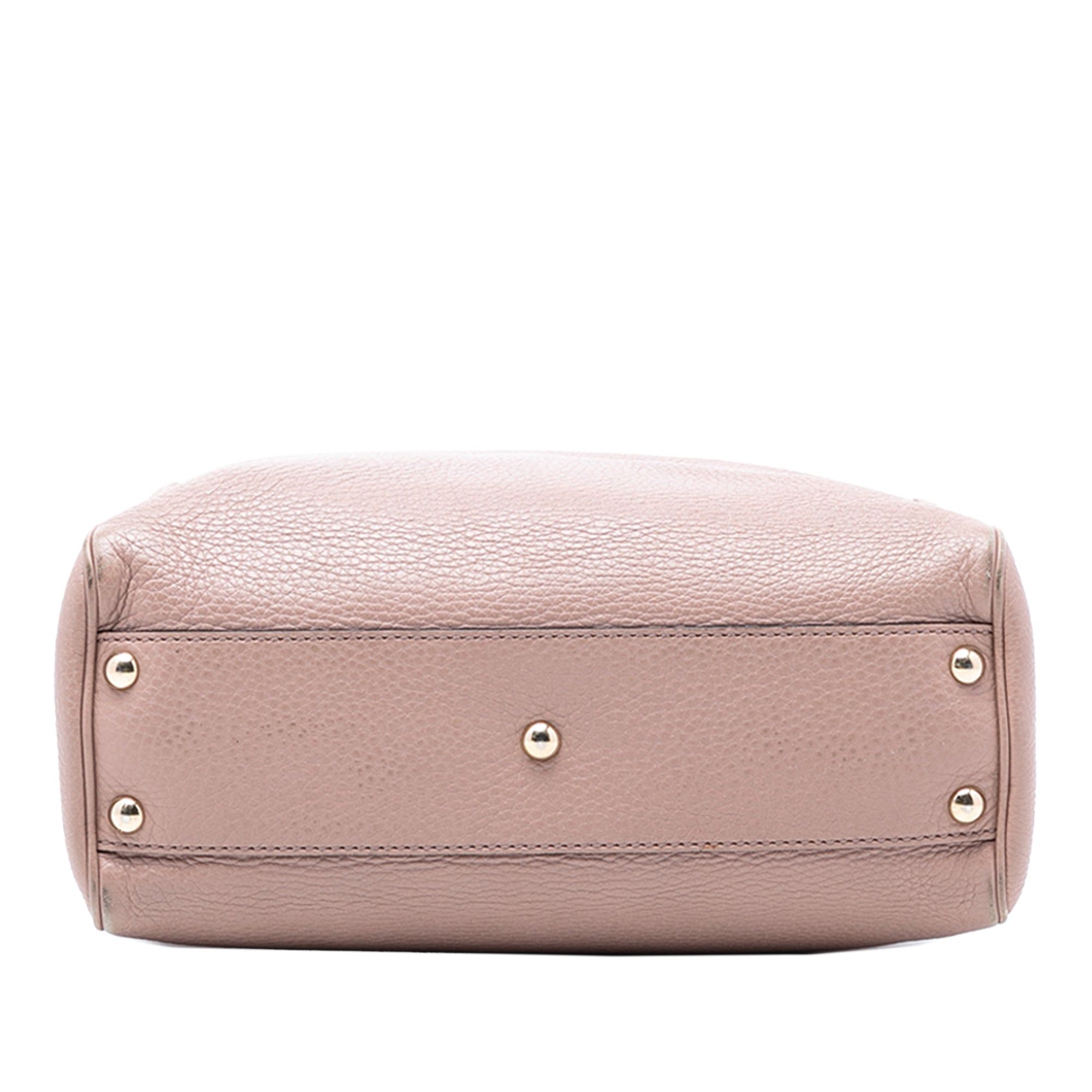 Gucci Small Calfskin Bamboo Shopper Satchel Size ONE SIZE - 3 Thumbnail