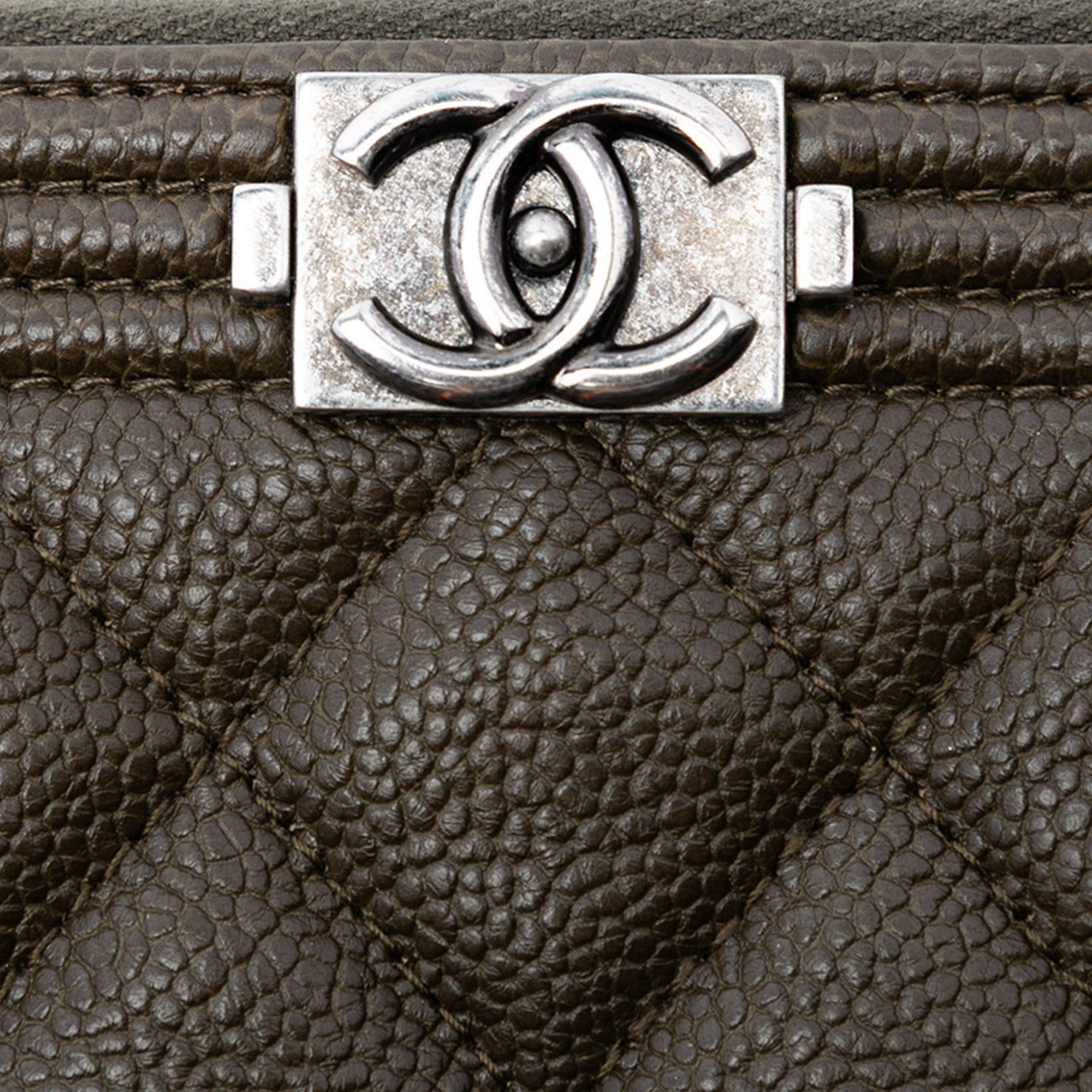 Chanel Medium Quilted Caviar Boy O Case Clutch Size ONE SIZE - 5 Thumbnail