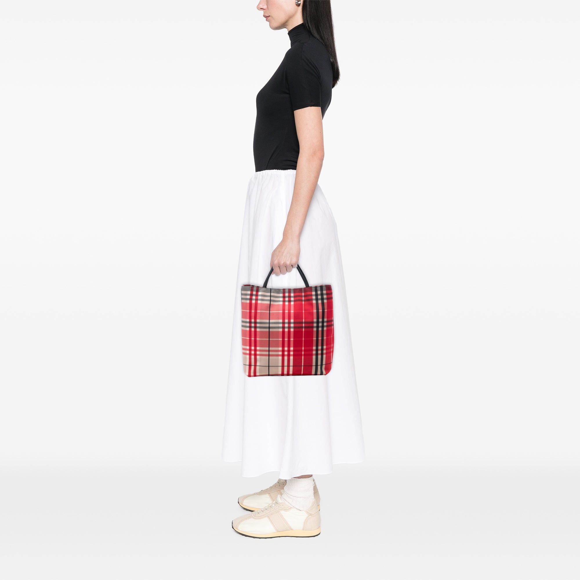 Burberry House Check Canvas Tote Size ONE SIZE - 6 Thumbnail