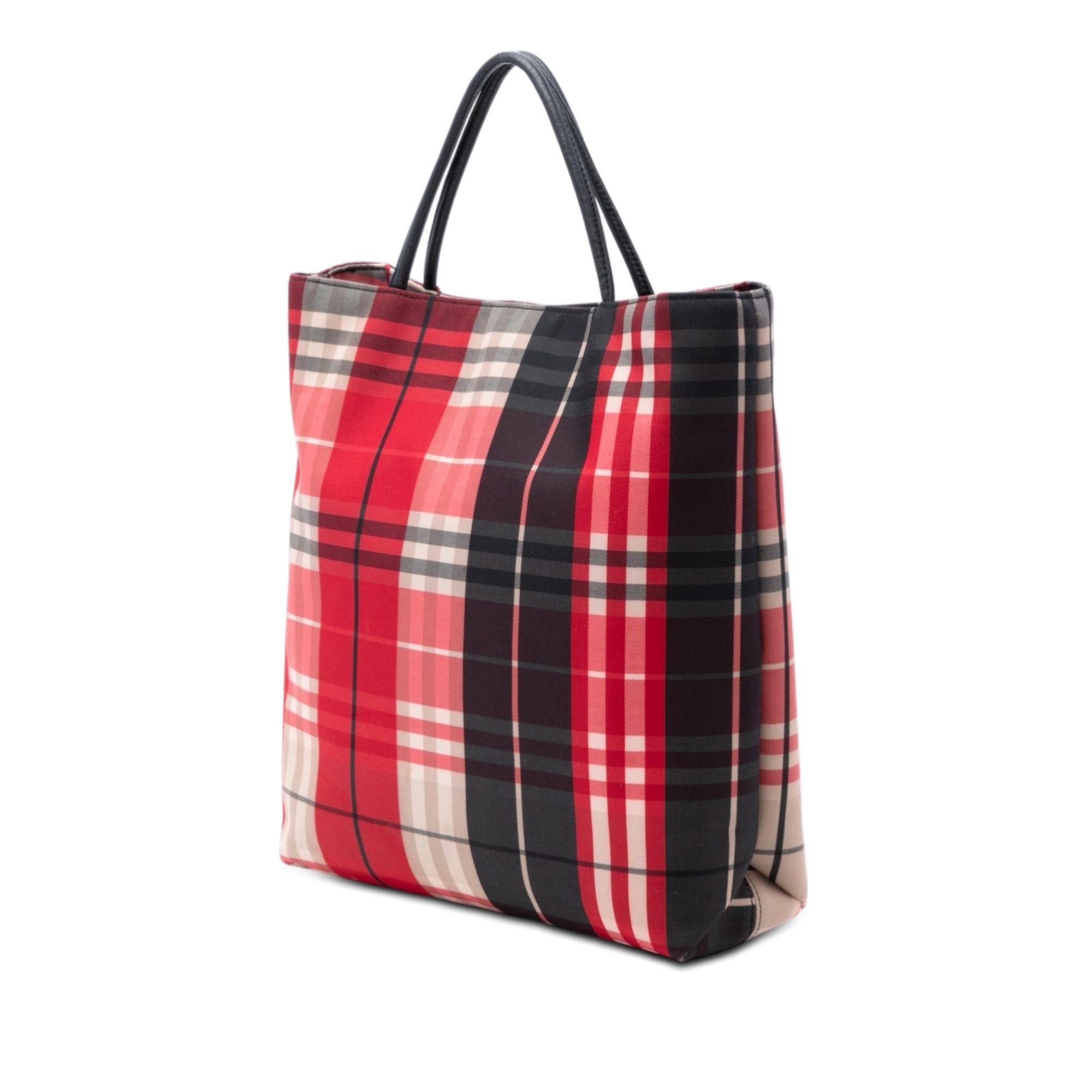 Burberry House Check Canvas Tote Size ONE SIZE - 2 Thumbnail