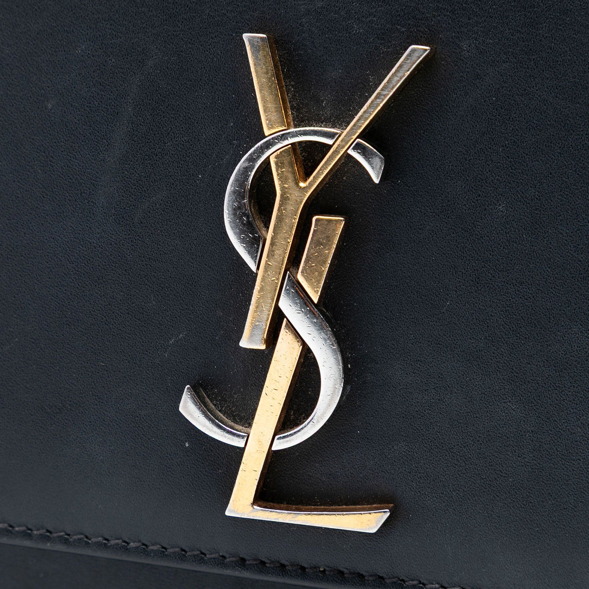 Saint Laurent Paris Small Leather Monogram Kate Crossbody Size ONE SIZE - 6 Thumbnail
