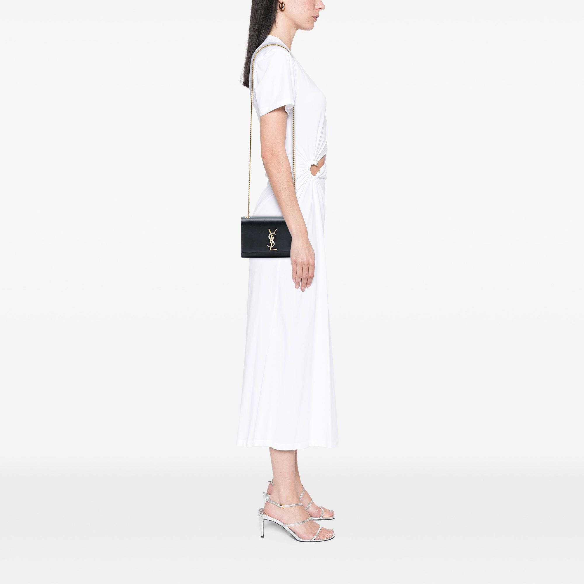Saint Laurent Paris Small Leather Monogram Kate Crossbody Size ONE SIZE - 7 Thumbnail