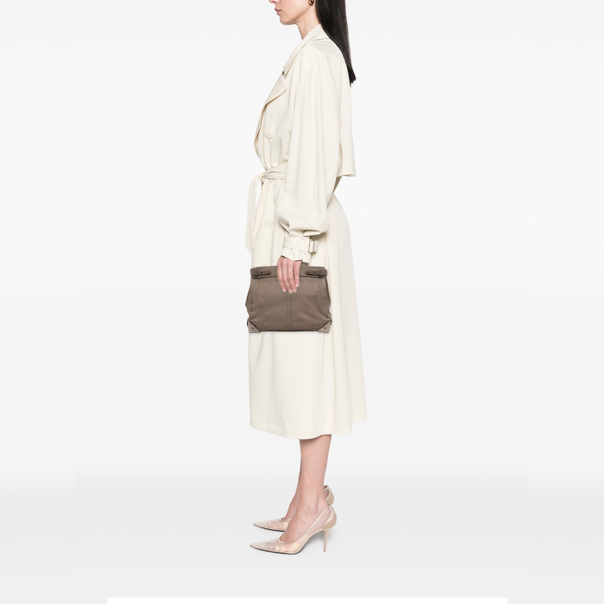 Alexander Wang Leather Fold Over Trunk Adele Clutch Size ONE SIZE - 10 Thumbnail