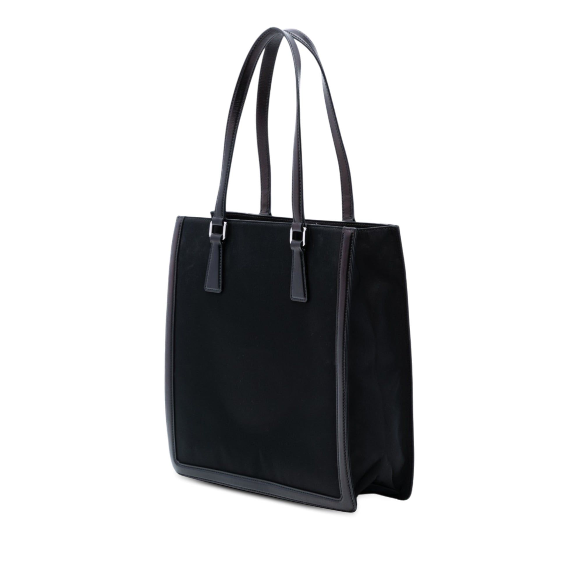 Prada Leather Trimmed Tessuto Tote Size ONE SIZE - 2 Thumbnail