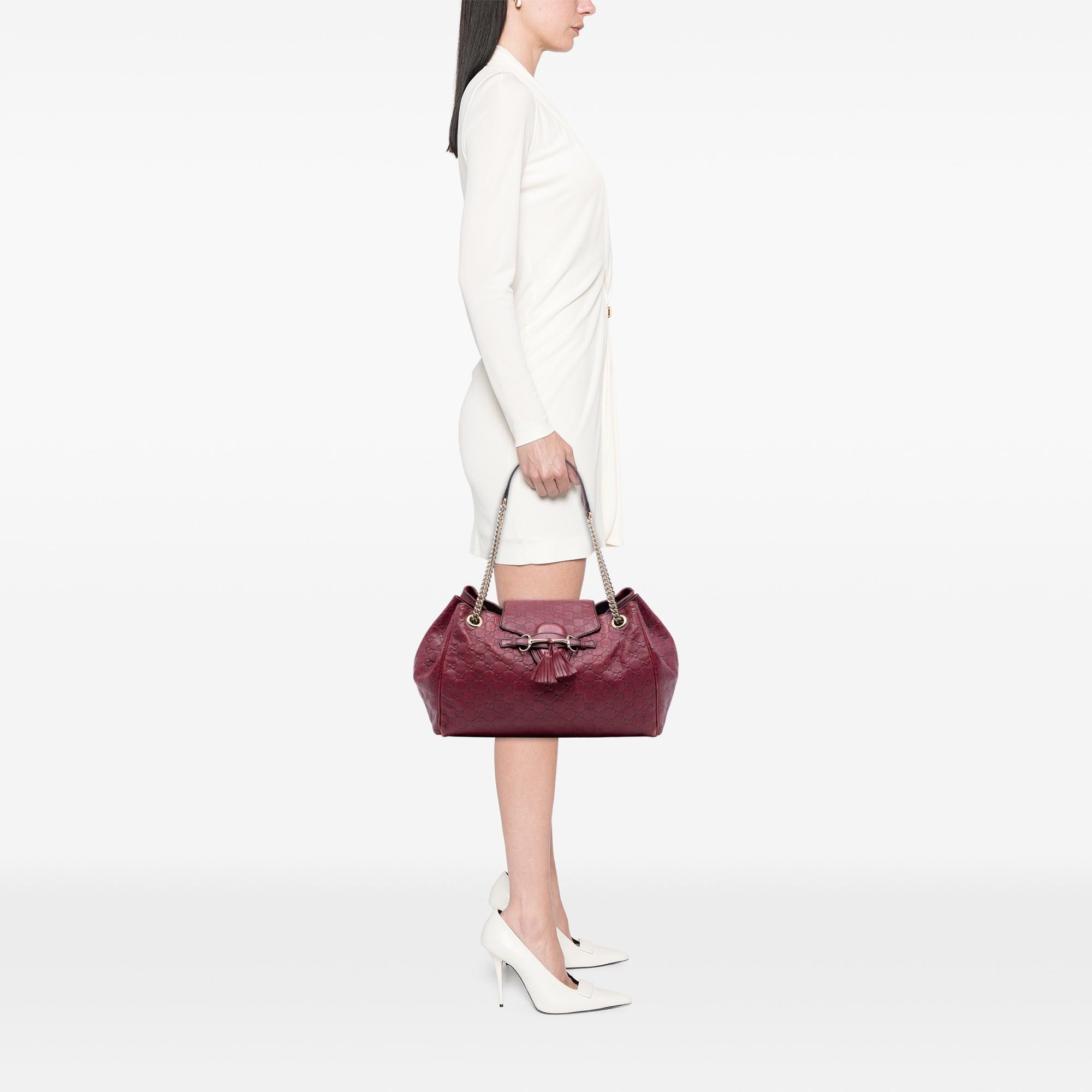 Gucci Large Guccissima Emily Chain Shoulder Bag Size ONE SIZE - 7 Thumbnail