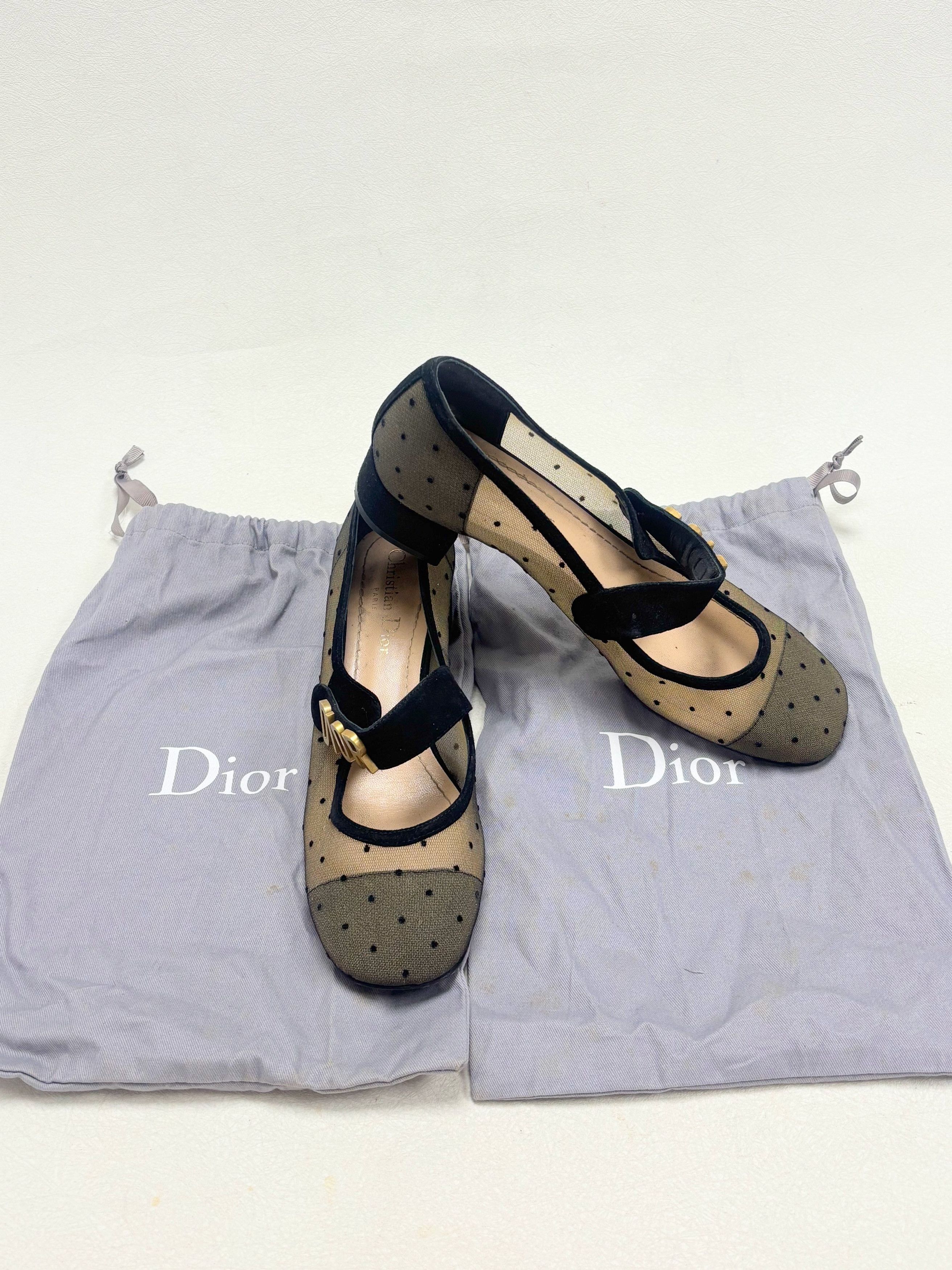 Dior Ballerines Baby-D Size US 6.5 / IT 36.5 - 3 Thumbnail
