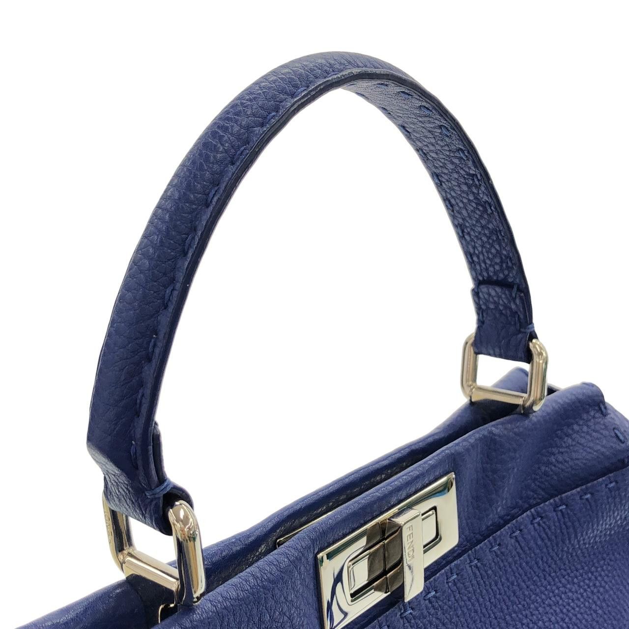 Fendi Fendi Fendi SELLERIA Peekaboo Calf Handbag Leather Handbag 8BN226Q0J DUTY FREE for USA Size ONE SIZE - 4 Thumbnail