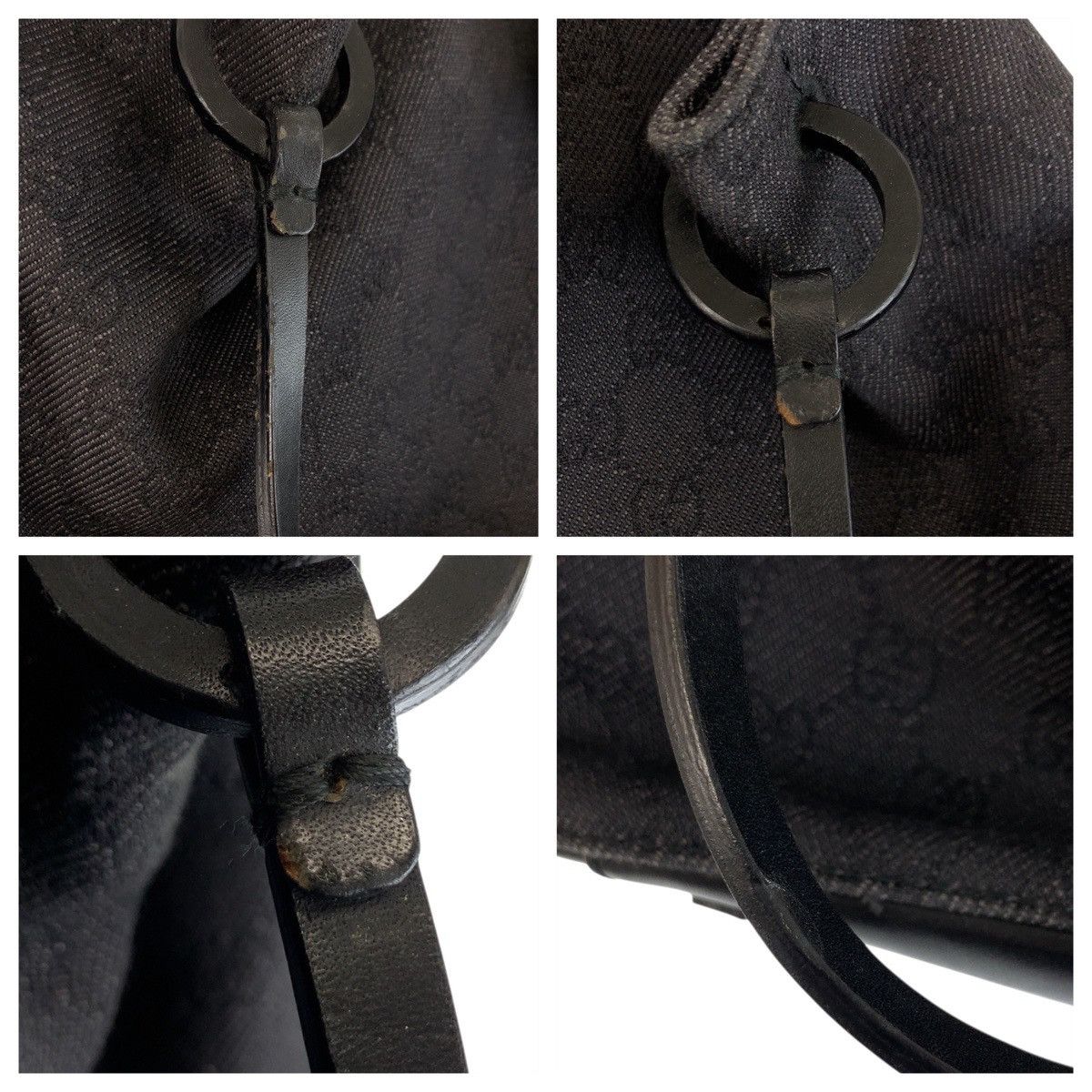 Gucci Gucci Gucci GG Canvas 2way Tote Bag Leather Tote Bag 101919 DUTY FREE for USA Size ONE SIZE - 4 Thumbnail