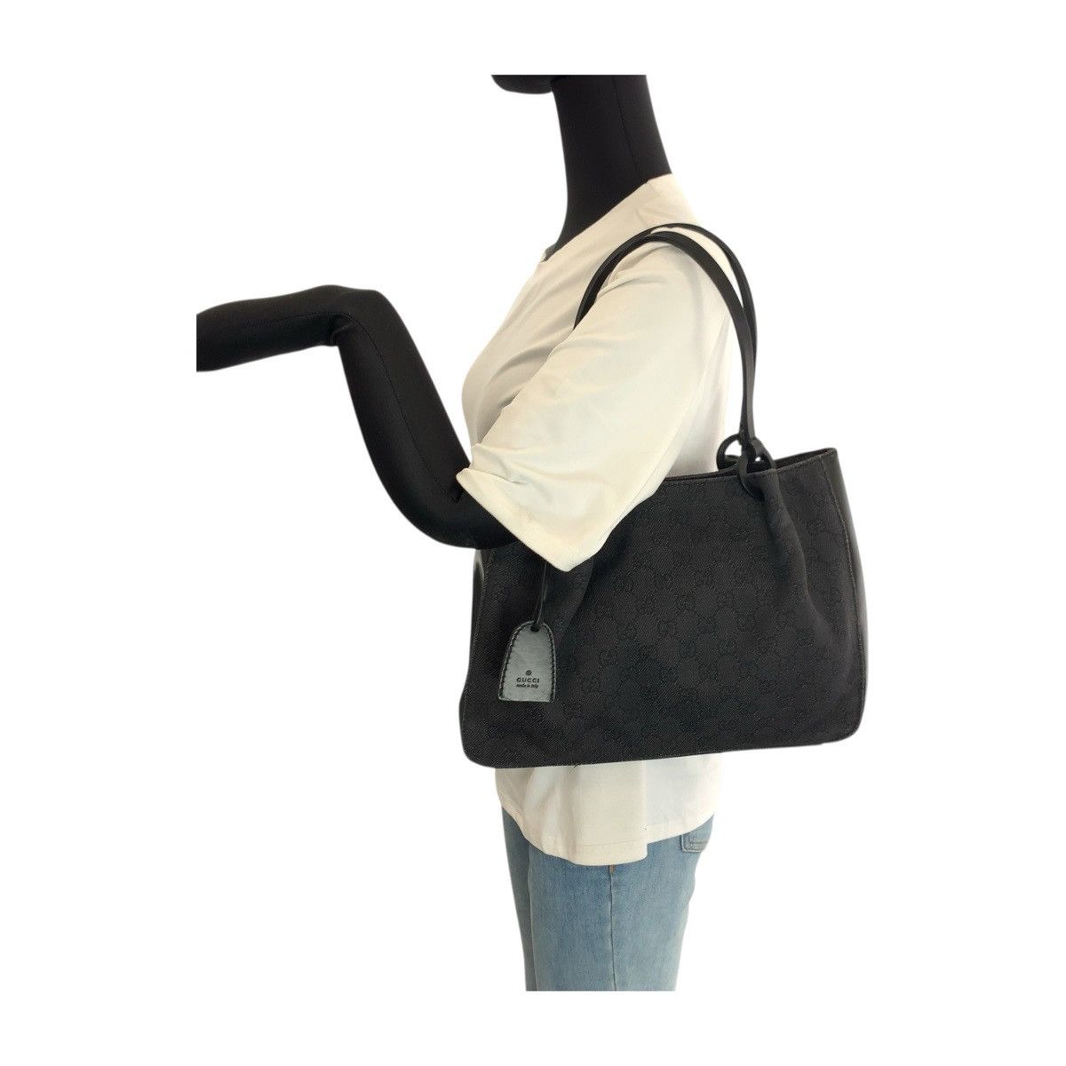Gucci Gucci Gucci GG Canvas 2way Tote Bag Leather Tote Bag 101919 DUTY FREE for USA Size ONE SIZE - 7 Thumbnail