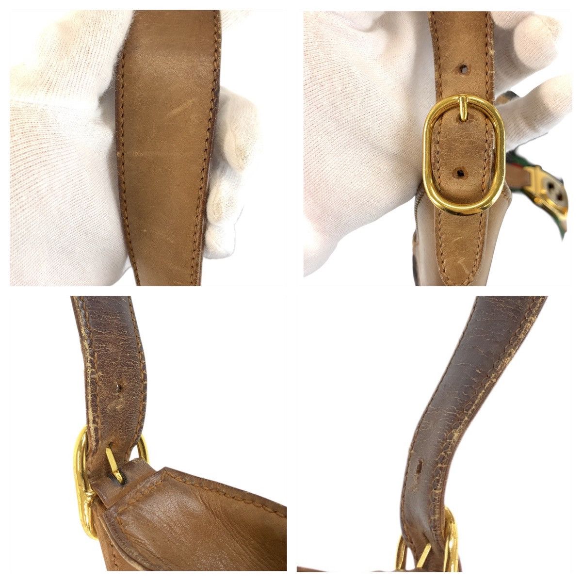 Gucci Gucci Gucci GG Canvas Leather Shoulder Bag Textile Shoulder Bag DUTY FREE for USA Size ONE SIZE - 5 Thumbnail