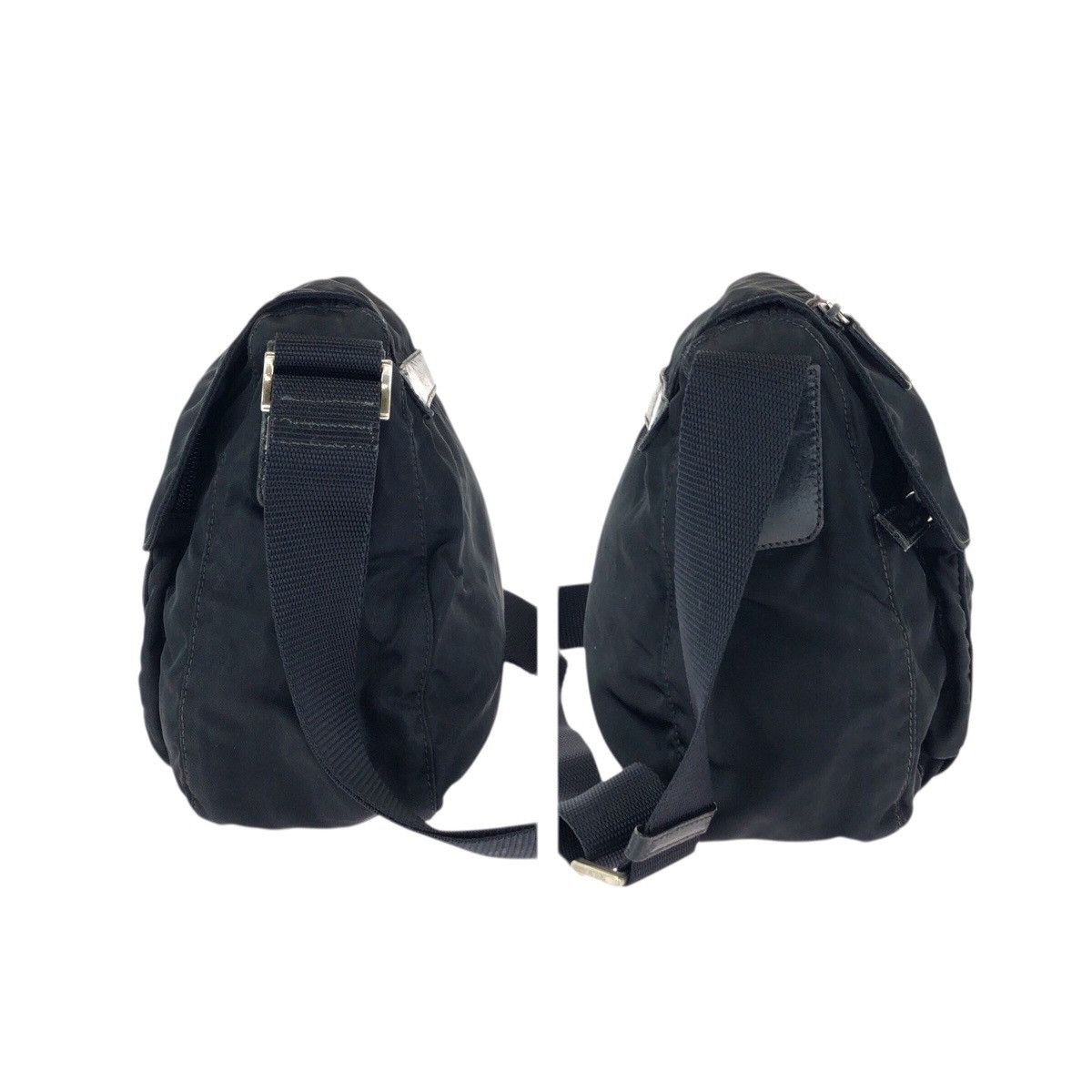 Prada Prada Prada Tessuto Nylon Leather Shoulder Bag Textile Shoulder Bag DUTY FREE for USA Size ONE SIZE - 8 Thumbnail