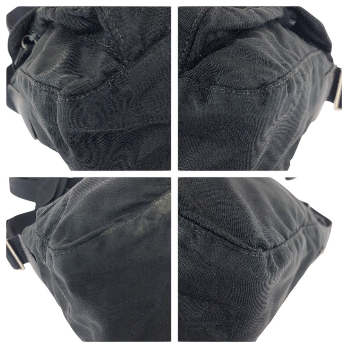 Prada Prada Prada Tessuto Nylon Leather Shoulder Bag Textile Shoulder Bag DUTY FREE for USA Size ONE SIZE - 3 Thumbnail