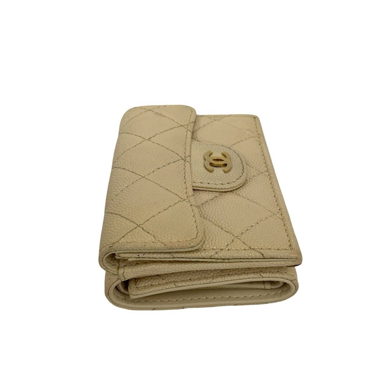 Chanel Chanel Chanel Matelasse Caviar Leather Trifold Wallet Leather Short Wallet DUTY FREE for USA Size ONE SIZE - 5 Thumbnail