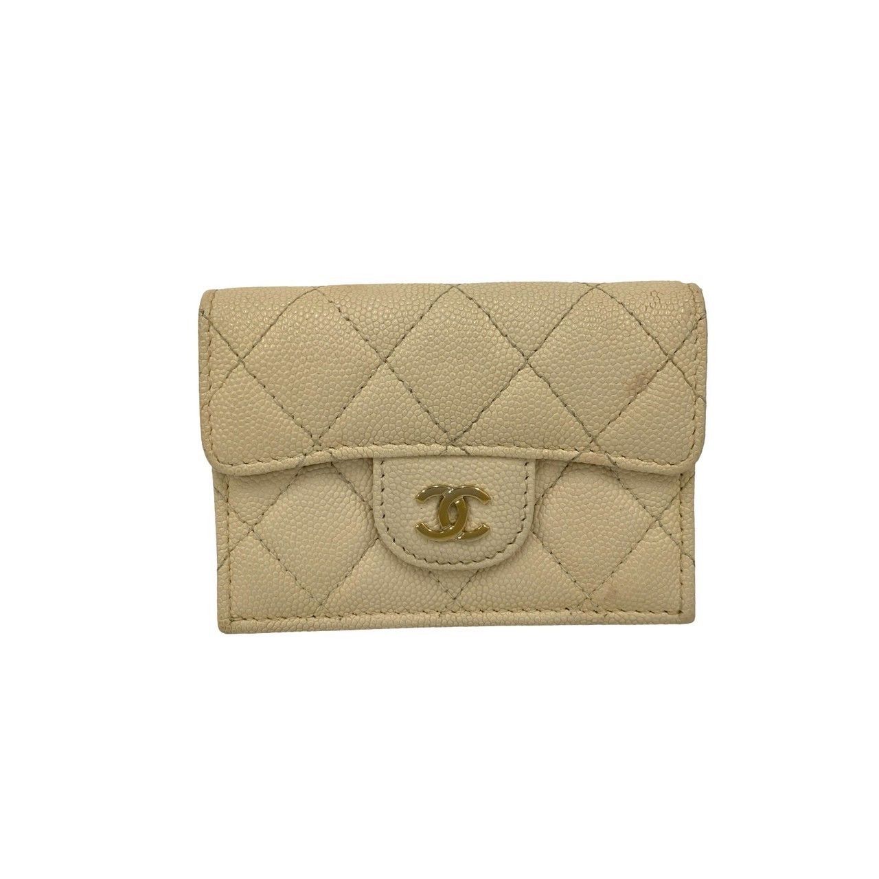 Chanel Chanel Chanel Matelasse Caviar Leather Trifold Wallet Leather Short Wallet DUTY FREE for USA Size ONE SIZE - 2 Thumbnail