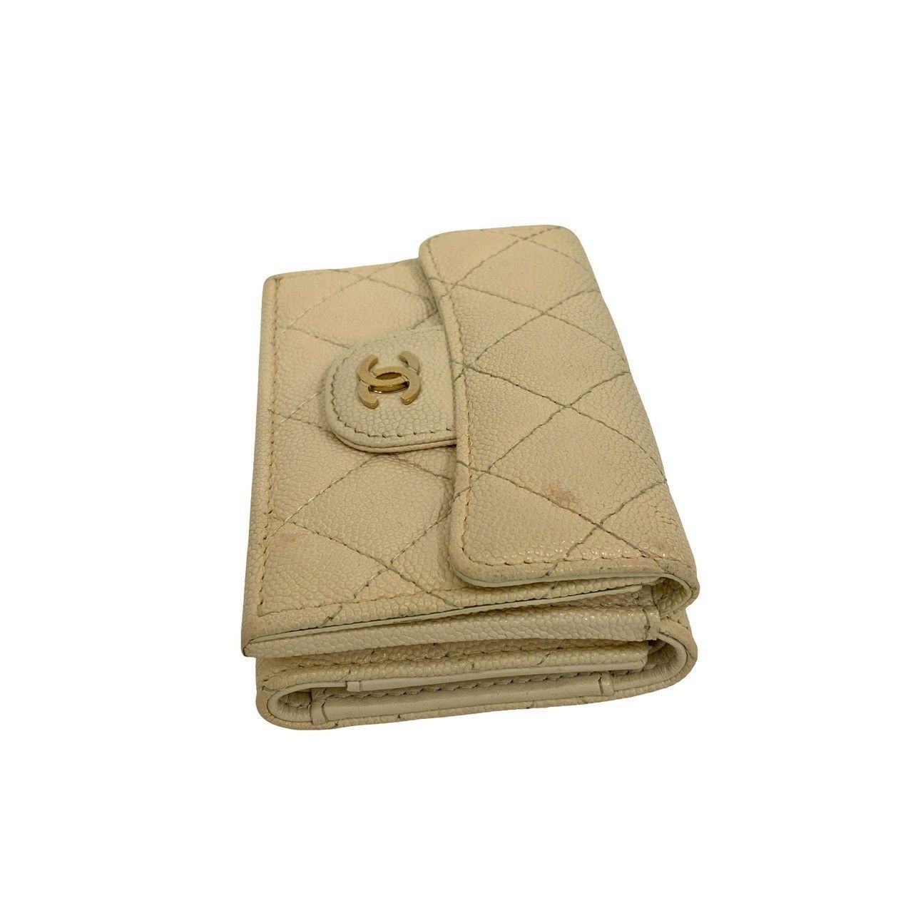 Chanel Chanel Chanel Matelasse Caviar Leather Trifold Wallet Leather Short Wallet DUTY FREE for USA Size ONE SIZE - 6 Thumbnail