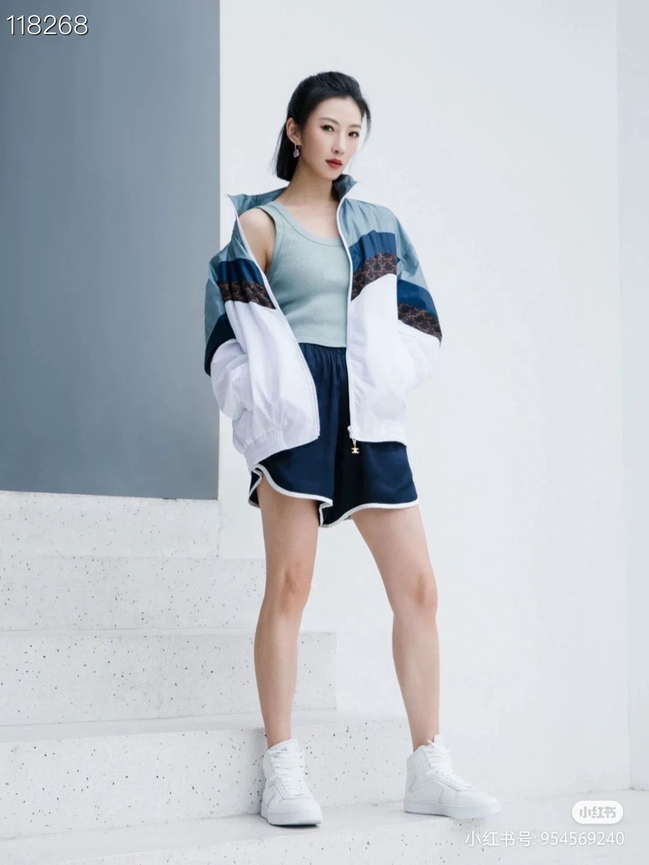 Celine Celine Color-Blocked Sports Jacket Size S / US 4 / IT 40 - 7 Thumbnail