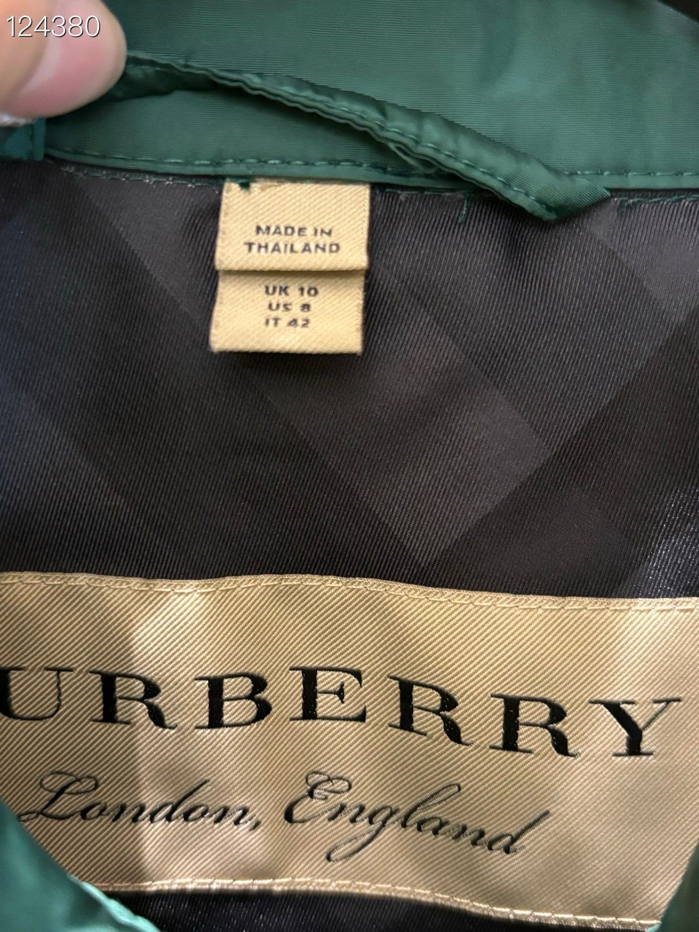 Burberry Burberry Olive Green Trench Coat UK10 Size S / US 4 / IT 40 - 3 Thumbnail
