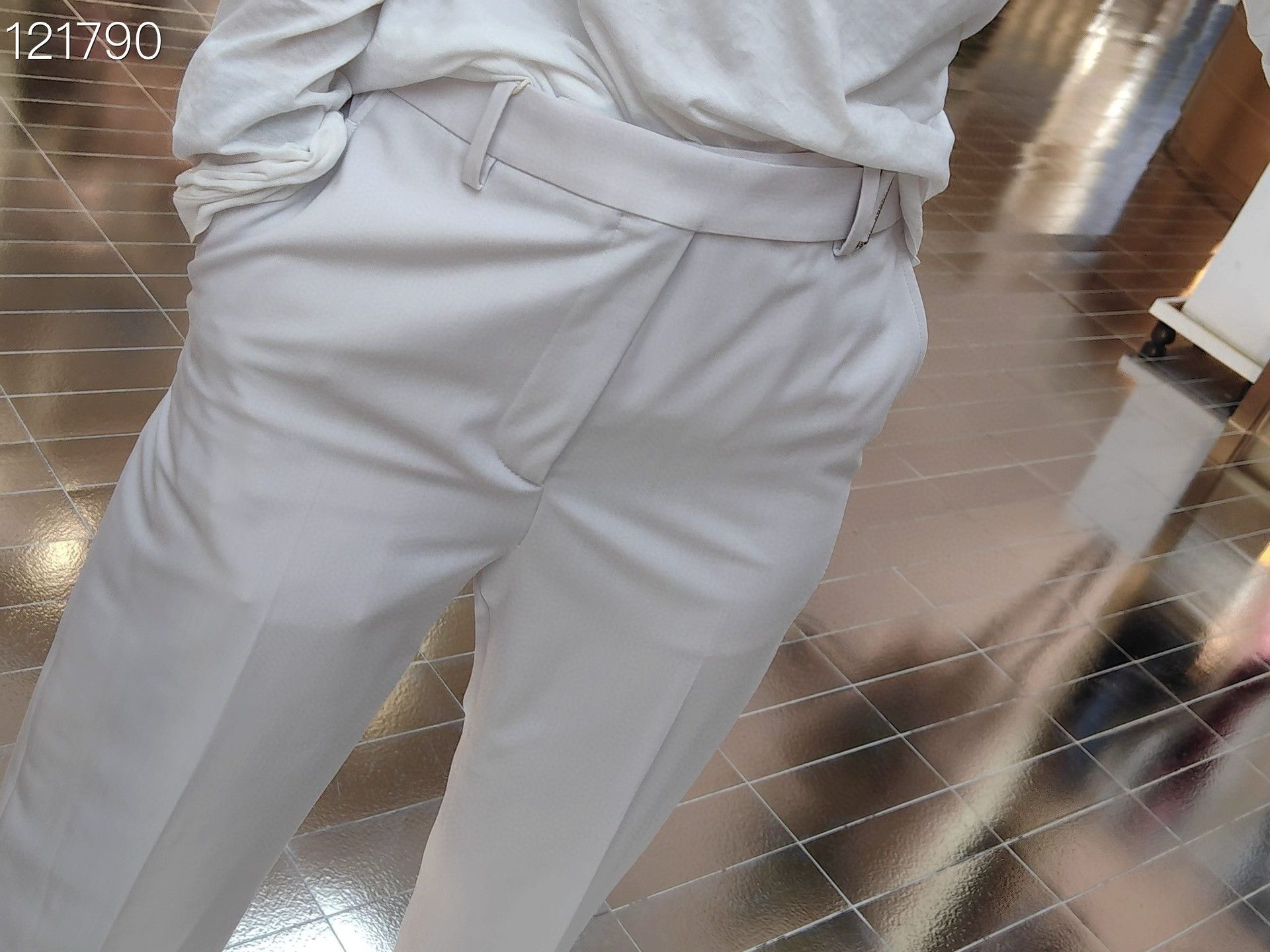 Valentino Valentino Belted Wool Straight Suit Pants Size US 28 / EU 44 - 8 Thumbnail