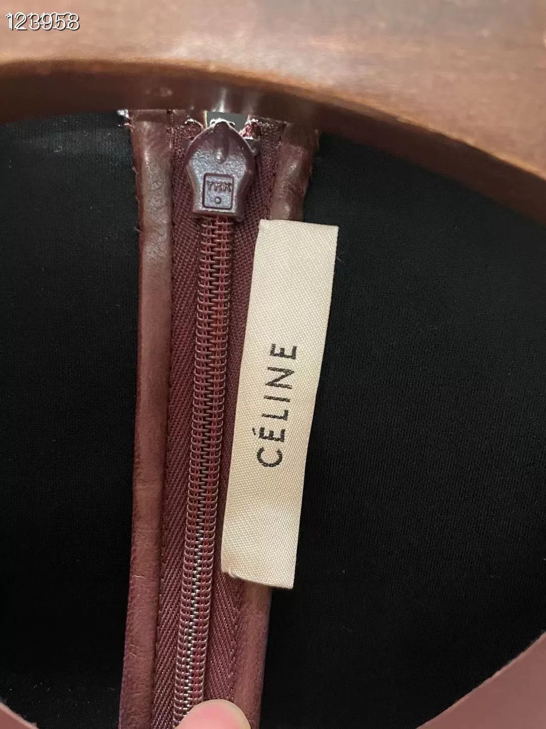 Celine Celine Maillard Leather Jacket Size 36 Size XS / US 0-2 / IT 36-38 - 3 Thumbnail