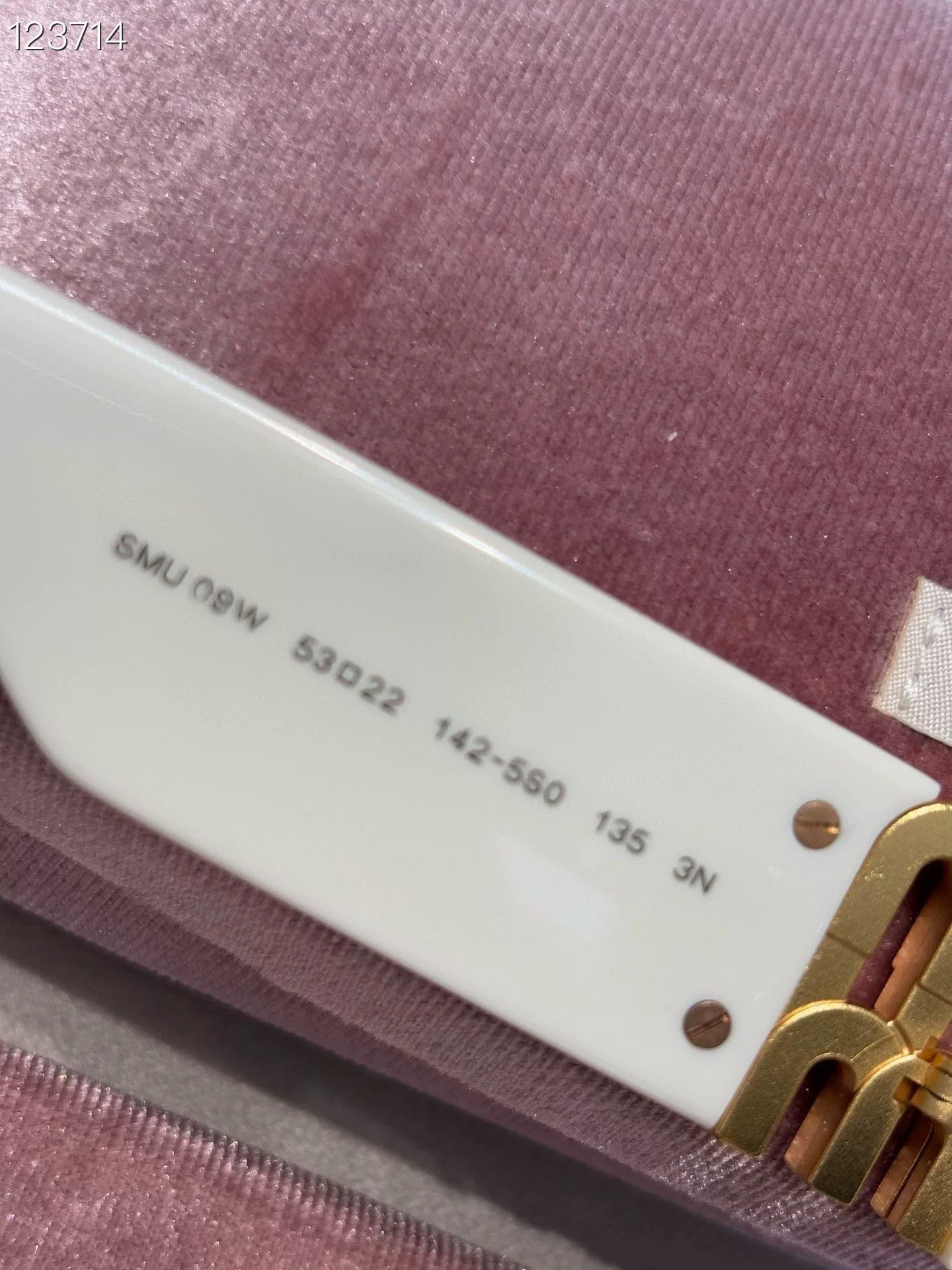 Miu Miu Miu Miu White Cat-Eye Sunglasses Size ONE SIZE - 4 Thumbnail