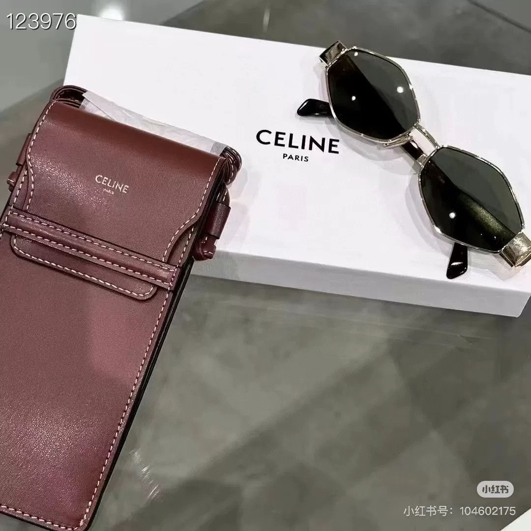 Celine Celine Hexagonal Metal Retro Sunglasses Size ONE SIZE - 8 Thumbnail