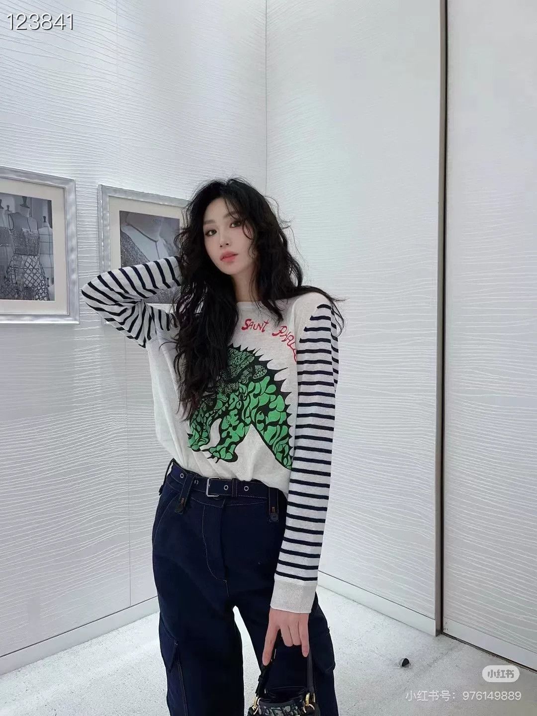 Dior Dior Dinosaur Embroidery Striped Knit Size S / US 4 / IT 40 - 8 Thumbnail
