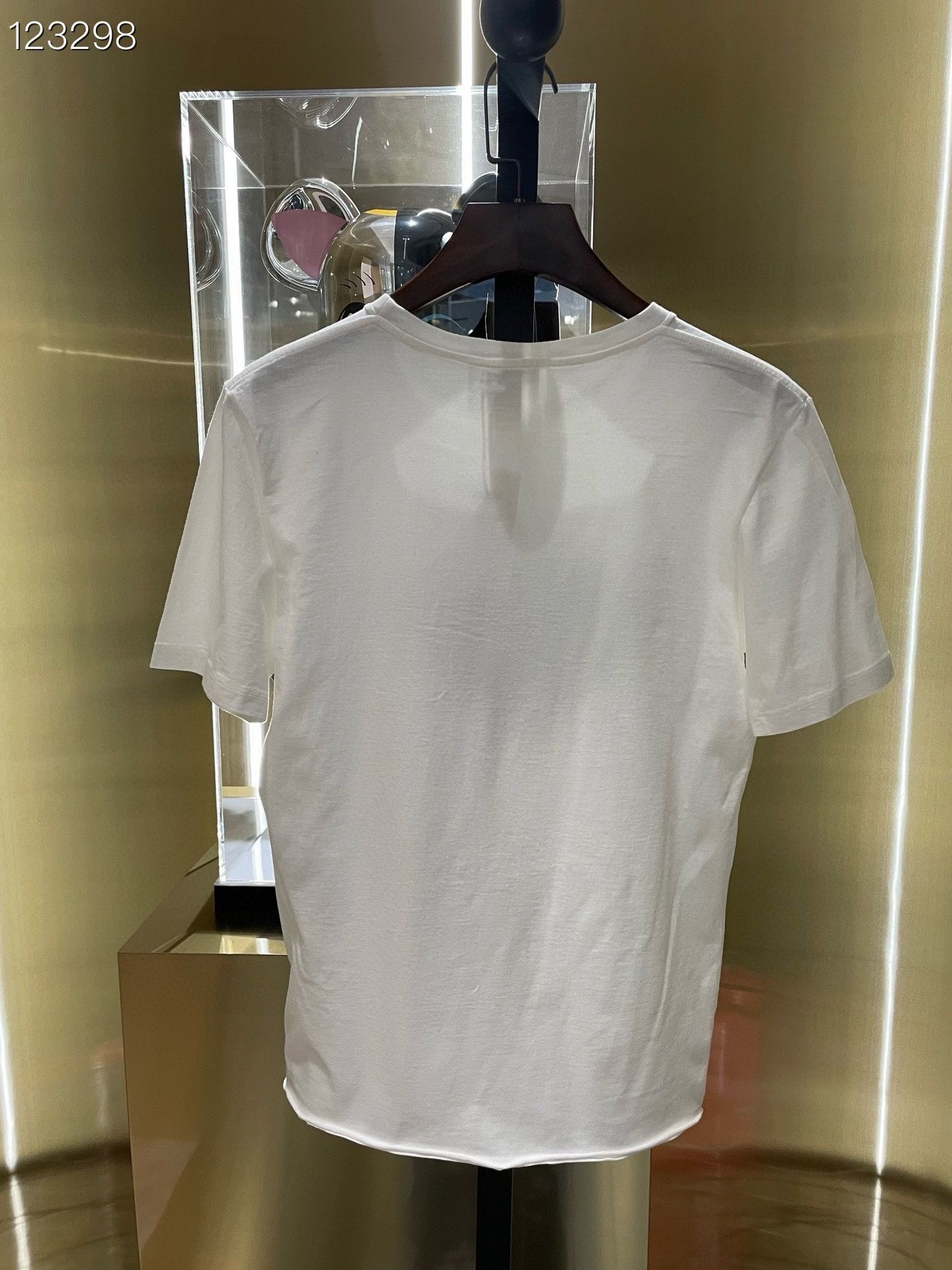 Saint Laurent Paris SLP White Heart Logo Crew Neck Tee Size XS / US 0-2 / IT 36-38 - 2 Thumbnail