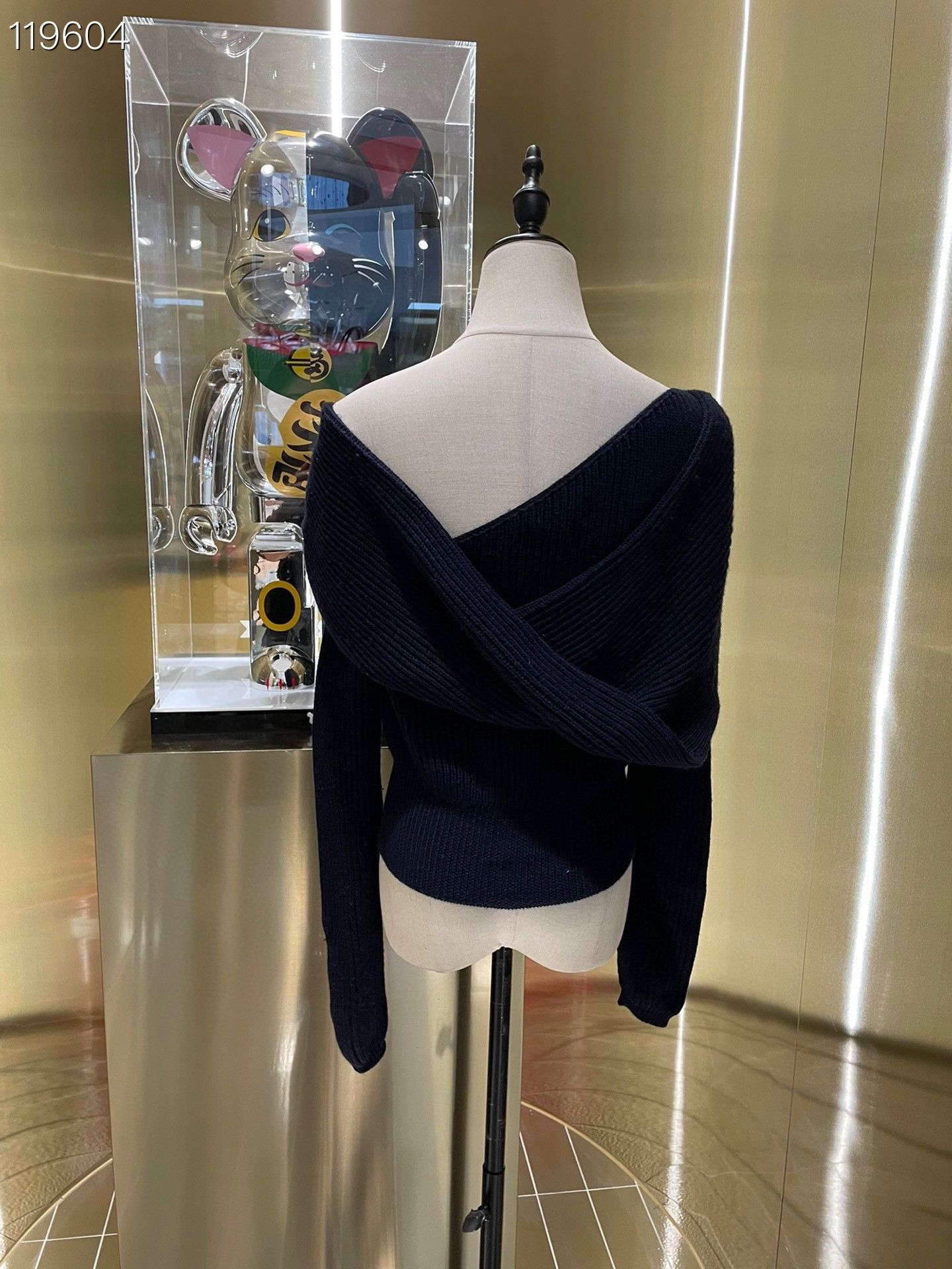 Dior Dior Irregular Backless Knit Sweater Size M / US 6-8 / IT 42-44 - 2 Thumbnail