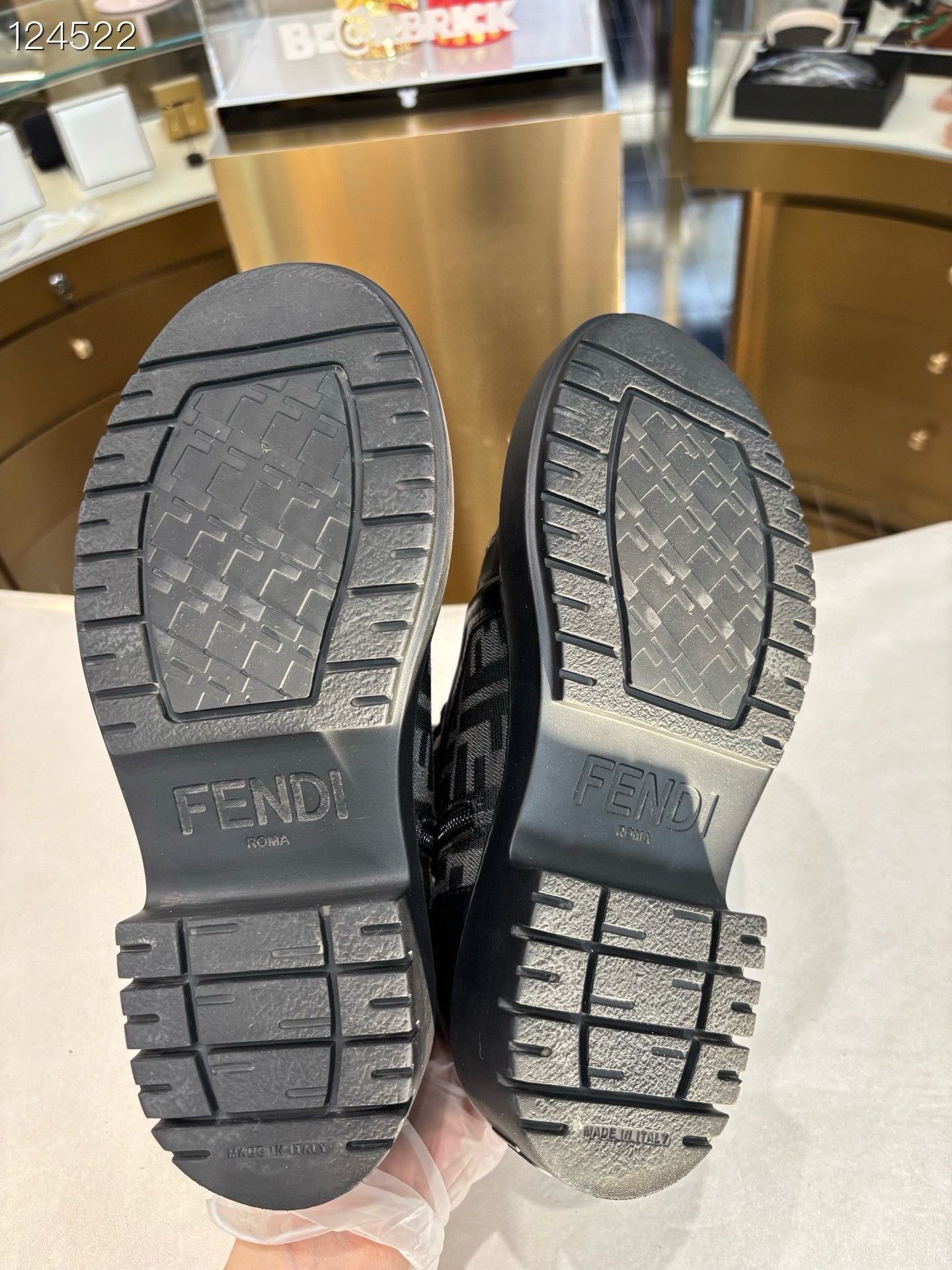 Fendi Fendi Domino Monogram Combat Boots Size US 5 / IT 35 - 5 Thumbnail