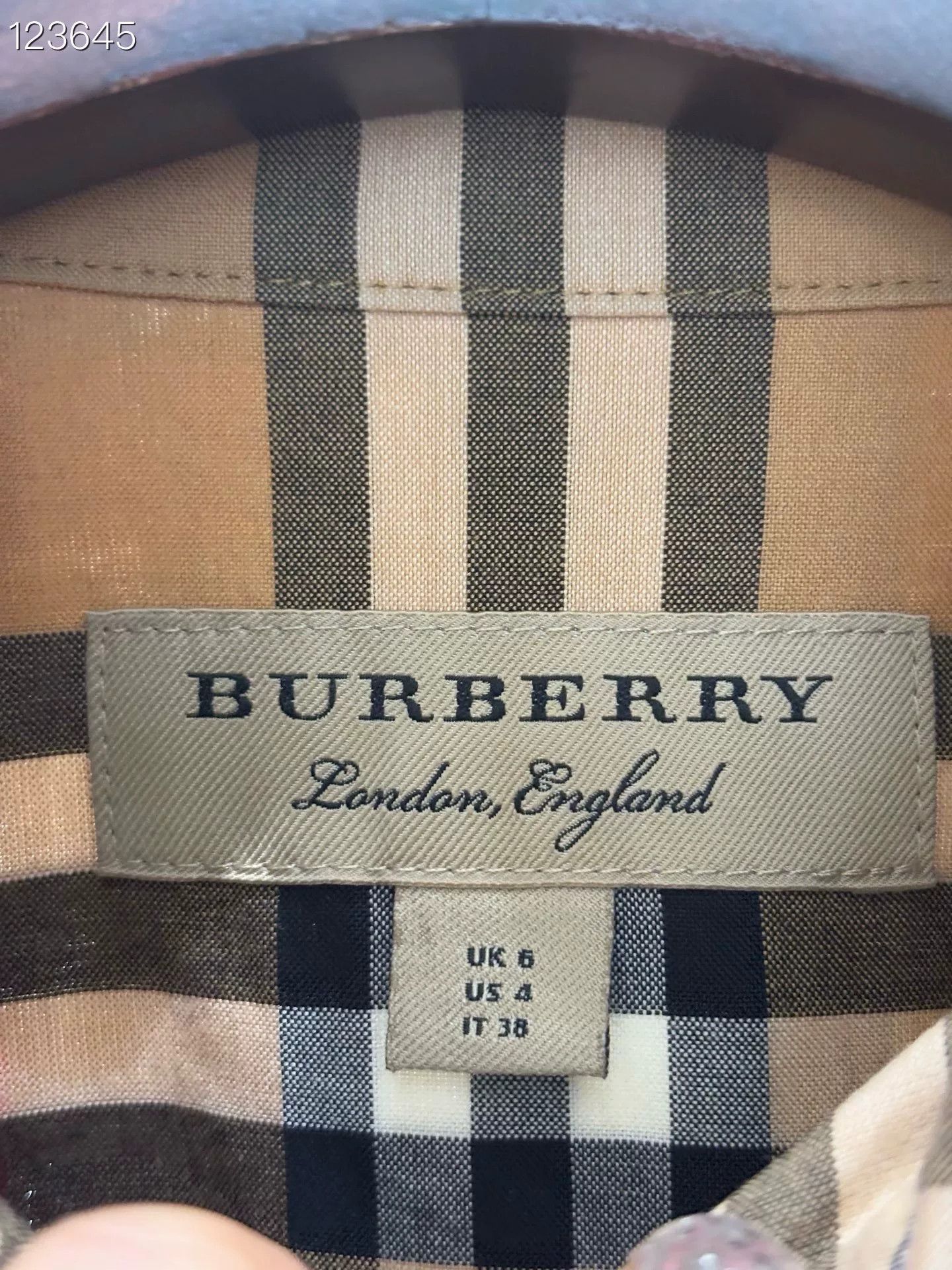 Burberry Burberry Classic Check Women's Shirt UK6 Size XXS / US 00 / IT 34 - 3 Thumbnail