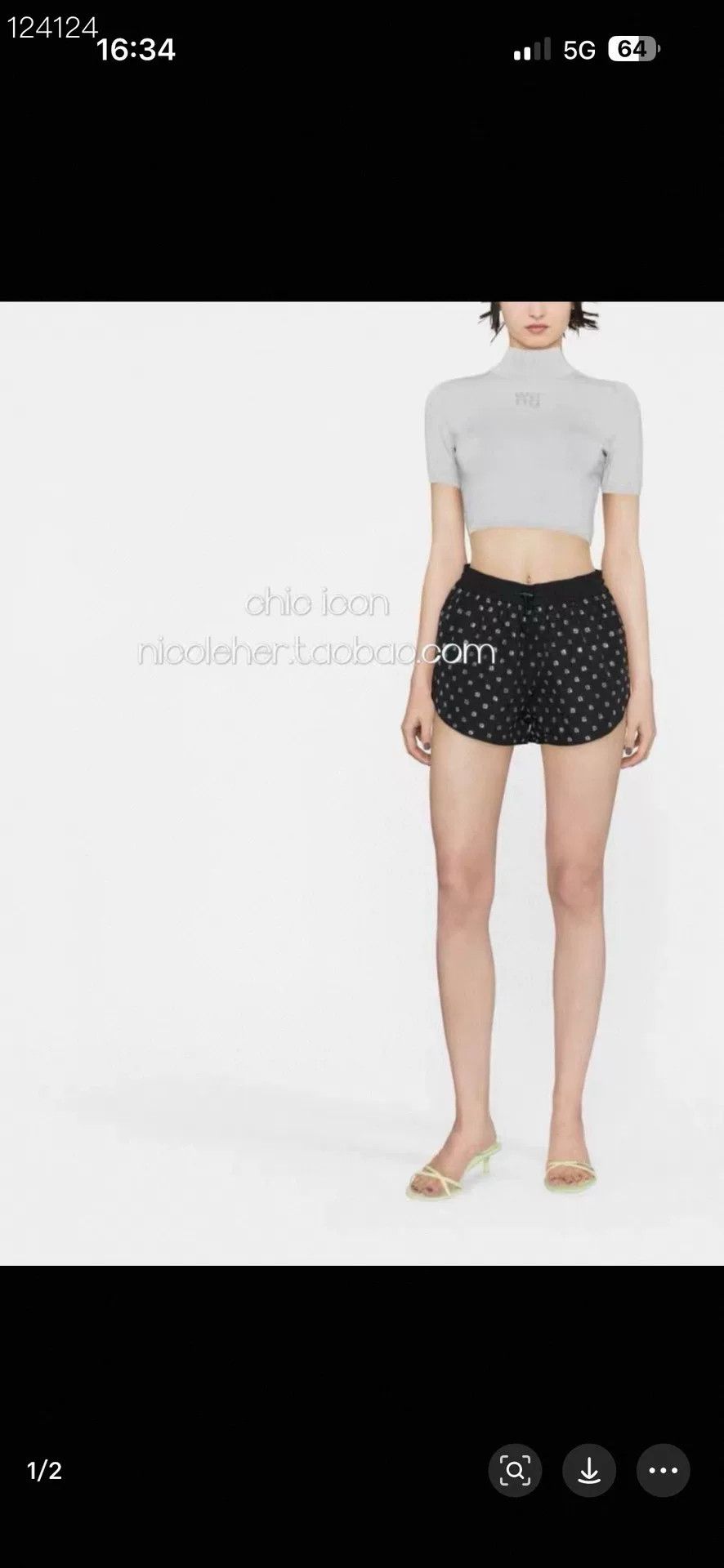 Alexander Wang Alexander Wang Rhinestone Shorts Size 38" / US 16 / IT 52 - 7 Thumbnail