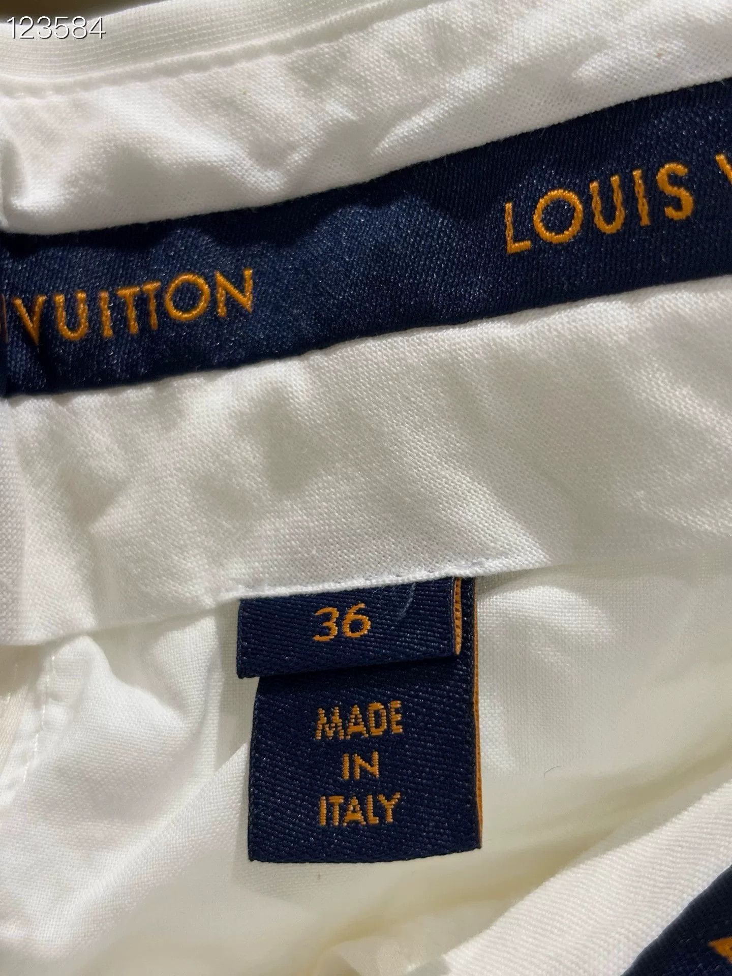 Louis Vuitton LV 040799 D305 White Straight-Leg Pants Size 36" / US 14 / IT 50 - 4 Thumbnail