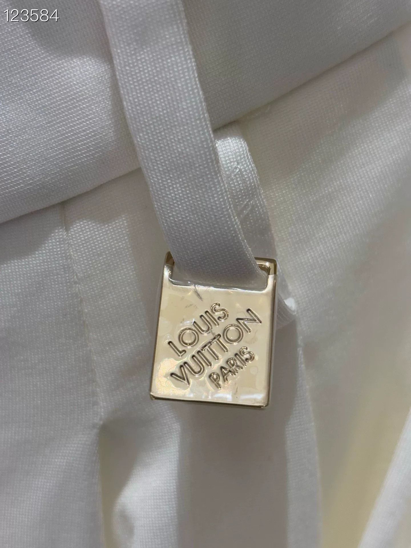 Louis Vuitton LV 040799 D305 White Straight-Leg Pants Size 36" / US 14 / IT 50 - 3 Thumbnail