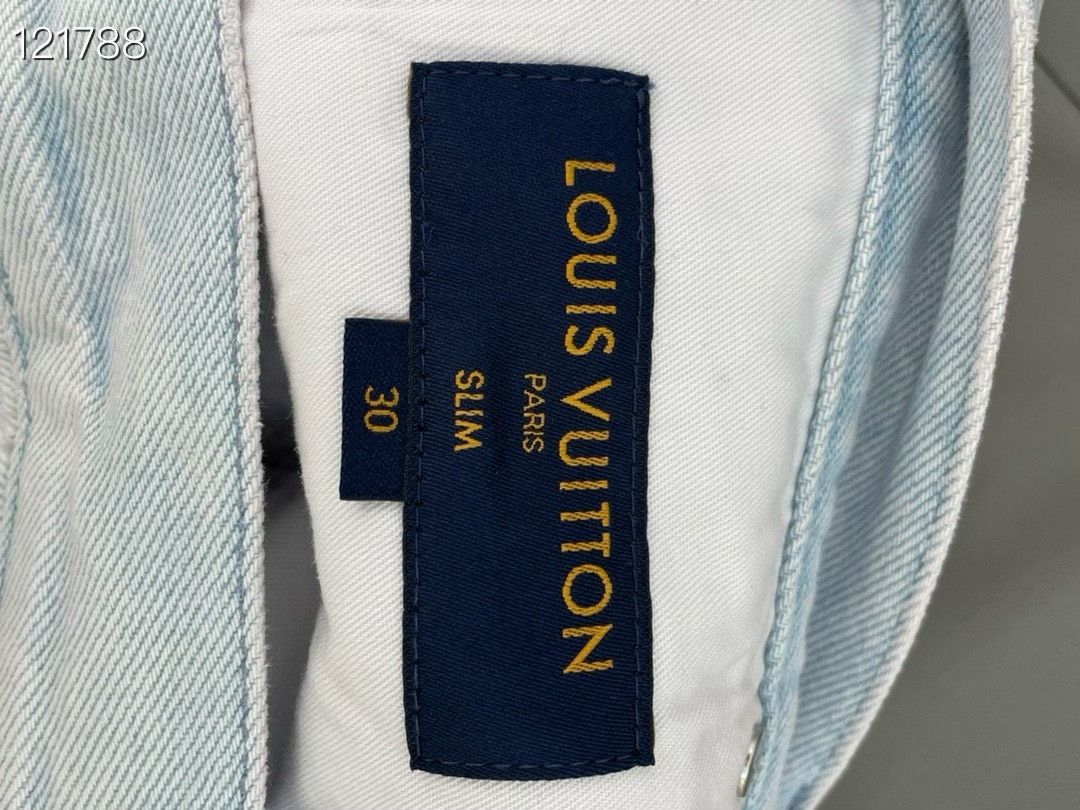Louis Vuitton Louis Vuitton Distressed Pink-Purple Jeans Size 30" / US 8 / IT 44 - 3 Thumbnail