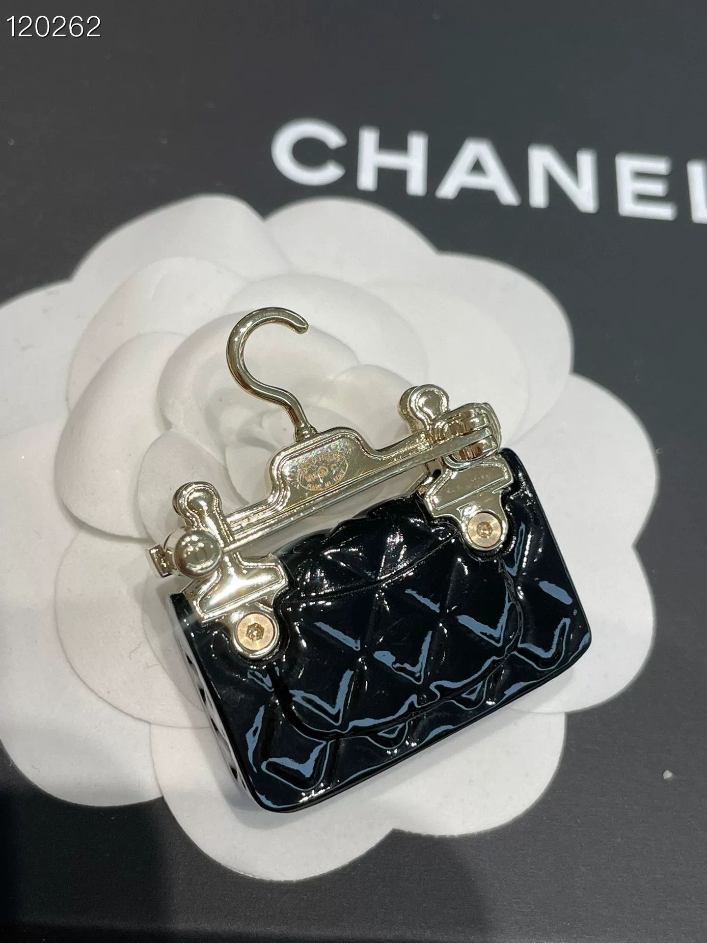 Chanel Chanel Black Bag Hanger Double C Brooch Size ONE SIZE - 3 Thumbnail