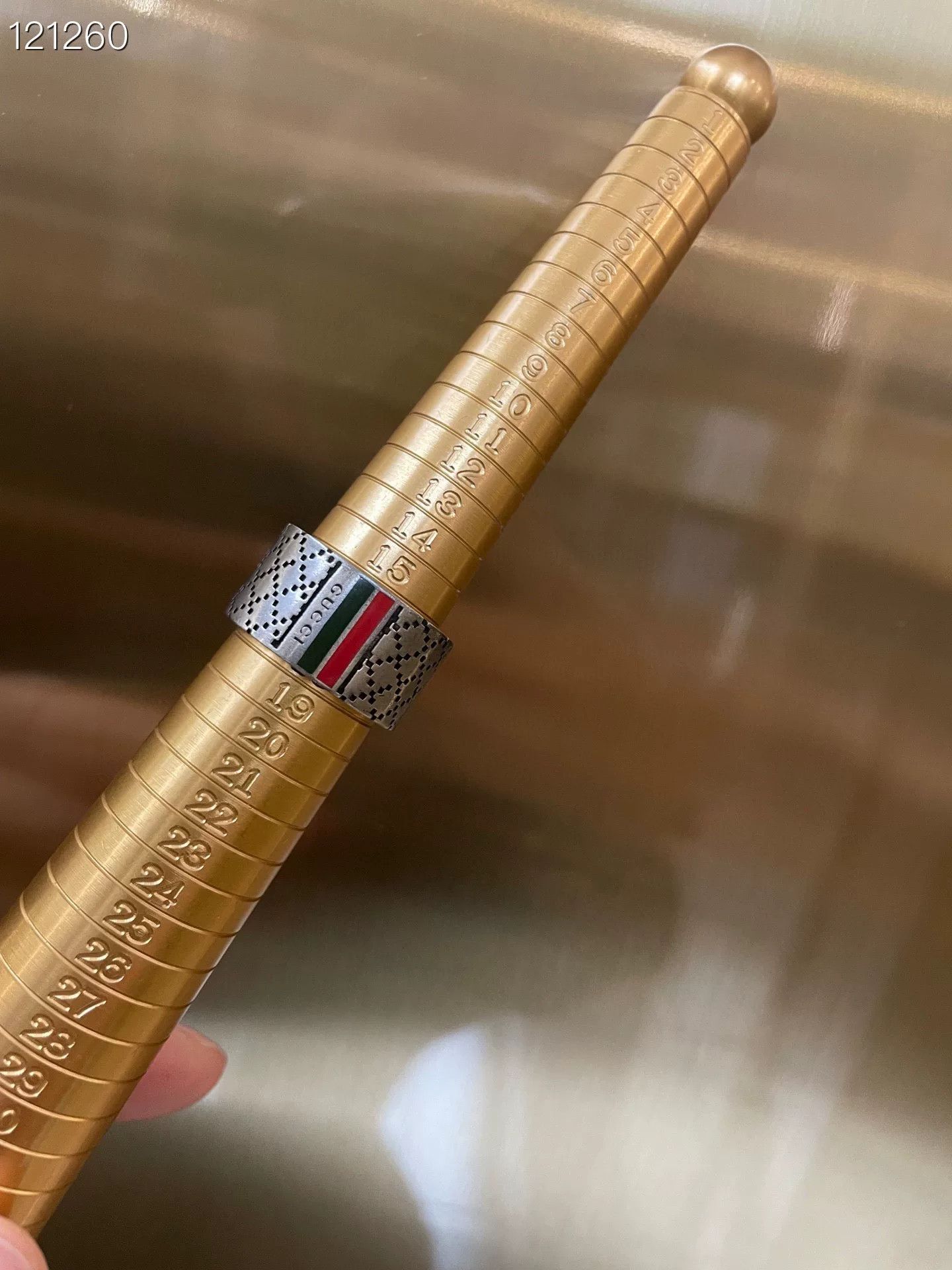Gucci Gucci 100596v515 925 Silver Wide Ring Size ONE SIZE - 5 Thumbnail