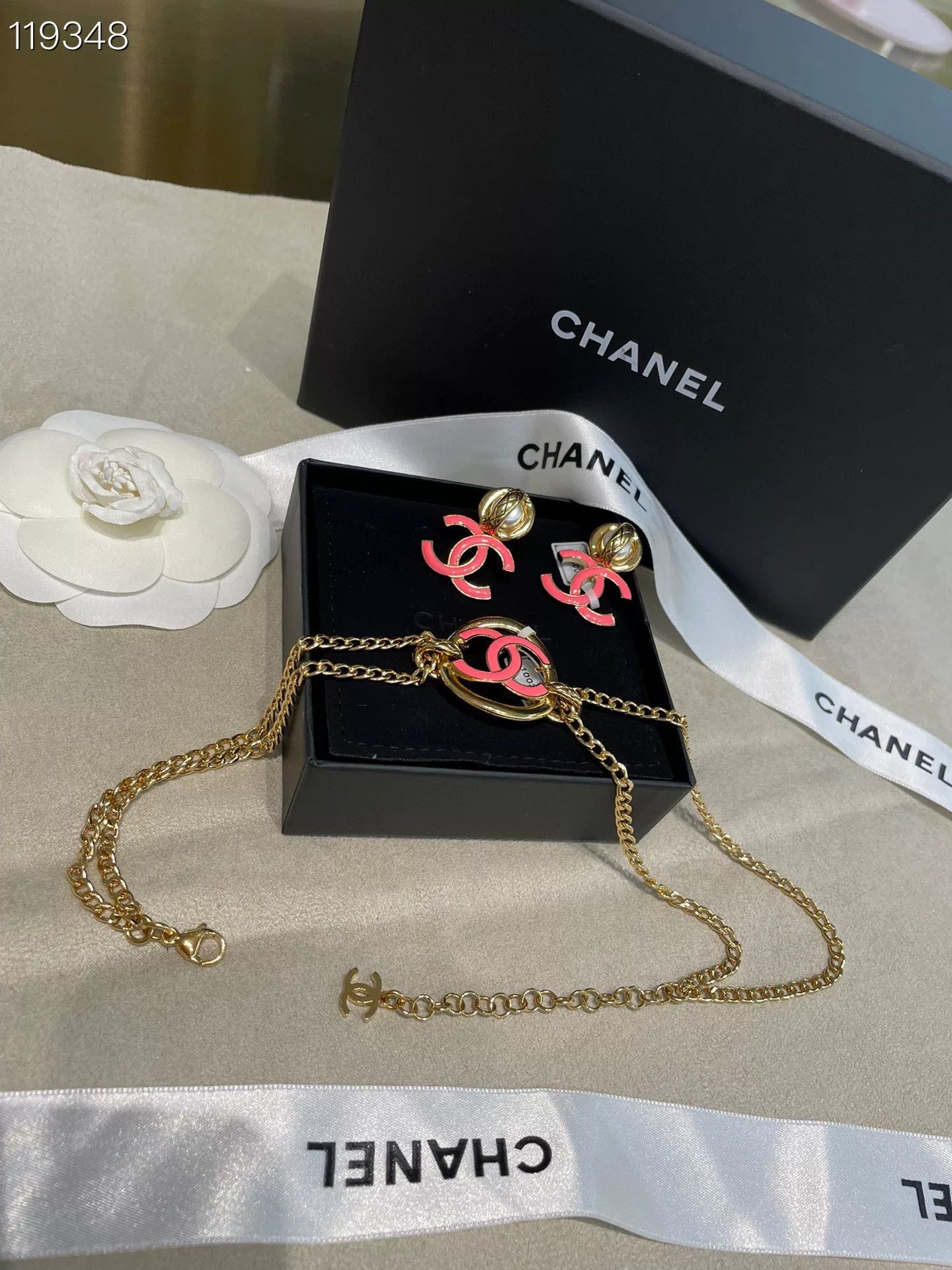 Chanel Chanel Circle Double C Double Chain Necklace Size ONE SIZE - 5 Thumbnail