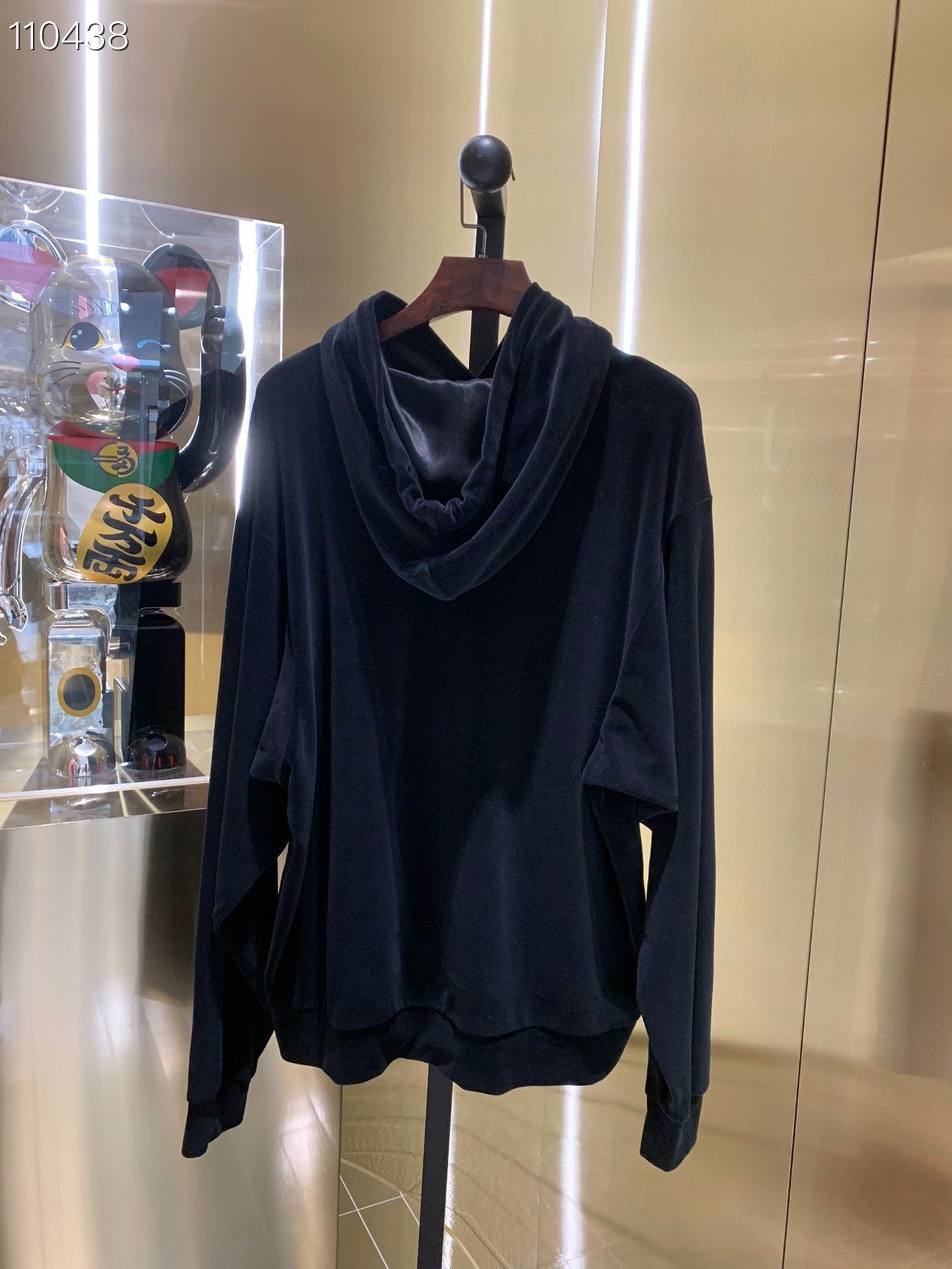 Gucci Gucci Black Velvet Sweatshirt L Size US L / EU 52-54 / 3 - 2 Thumbnail