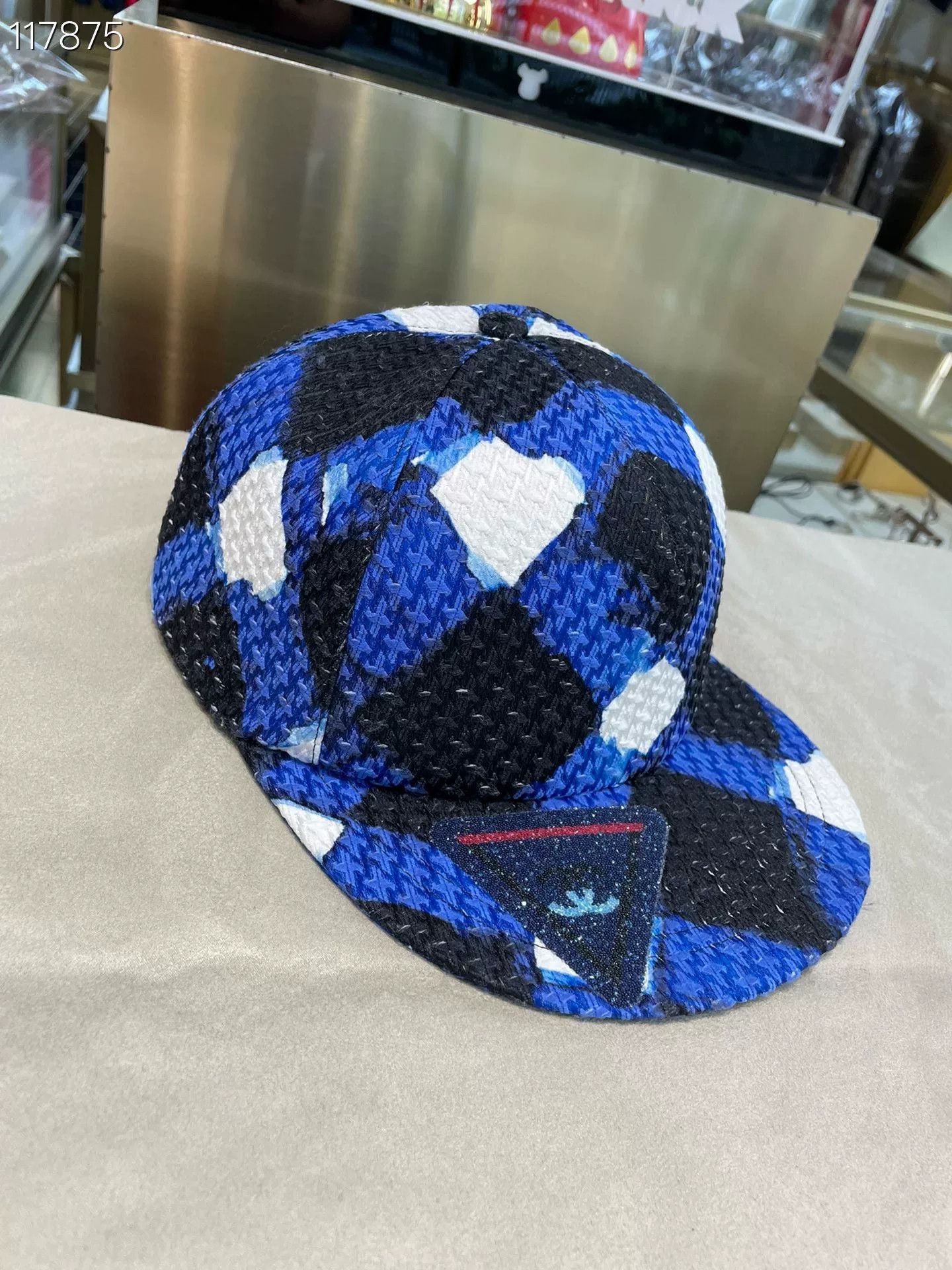 Chanel Chanel Celebrity Graffiti Check Baseball Cap Size ONE SIZE - 3 Thumbnail