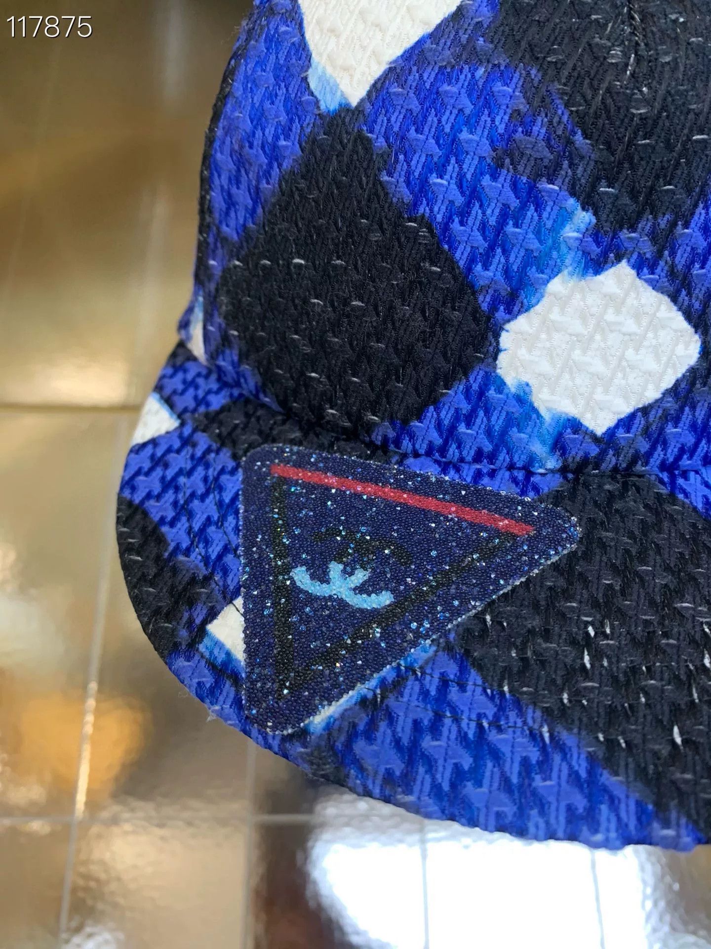 Chanel Chanel Celebrity Graffiti Check Baseball Cap Size ONE SIZE - 4 Thumbnail