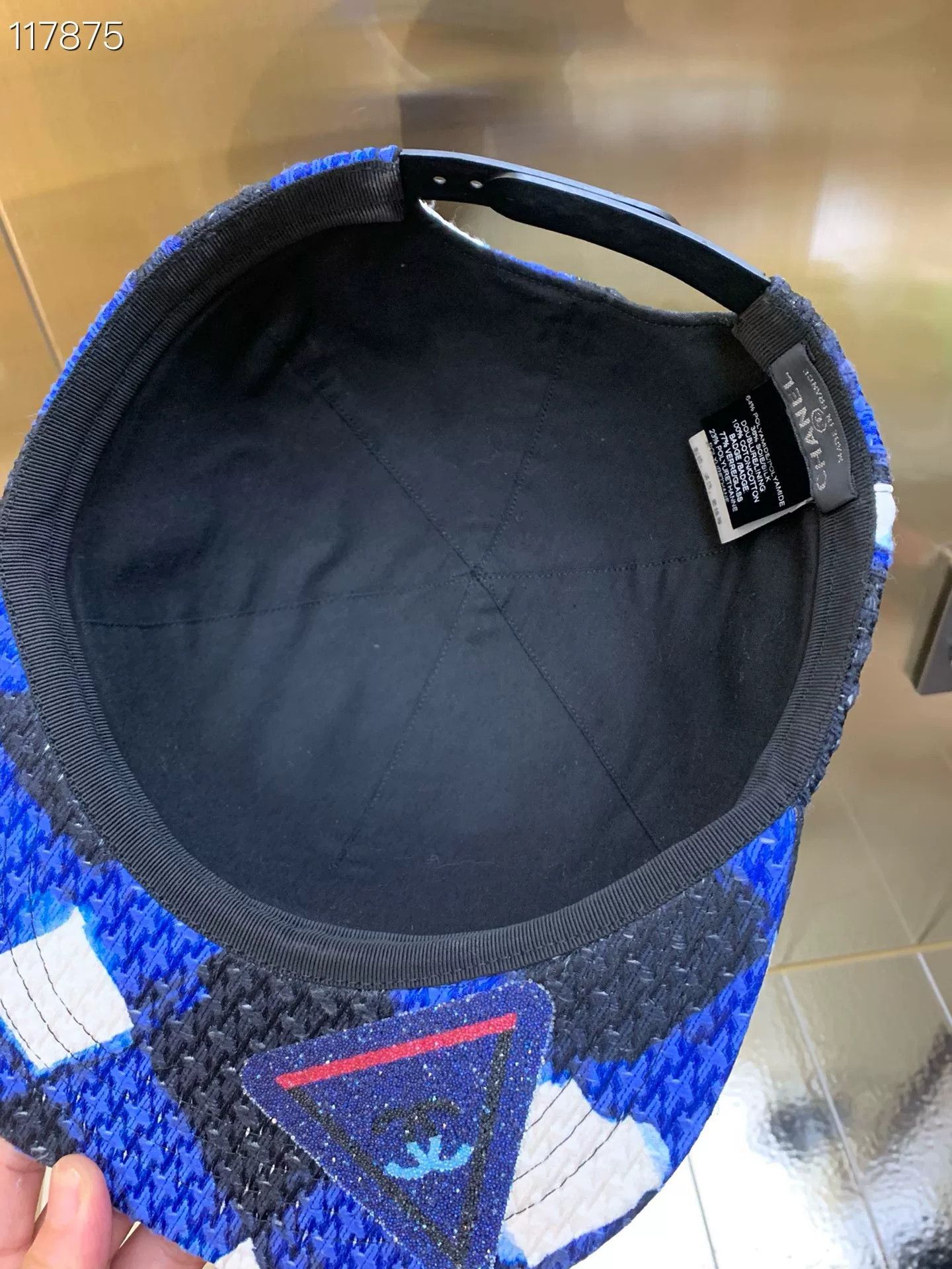 Chanel Chanel Celebrity Graffiti Check Baseball Cap Size ONE SIZE - 5 Thumbnail