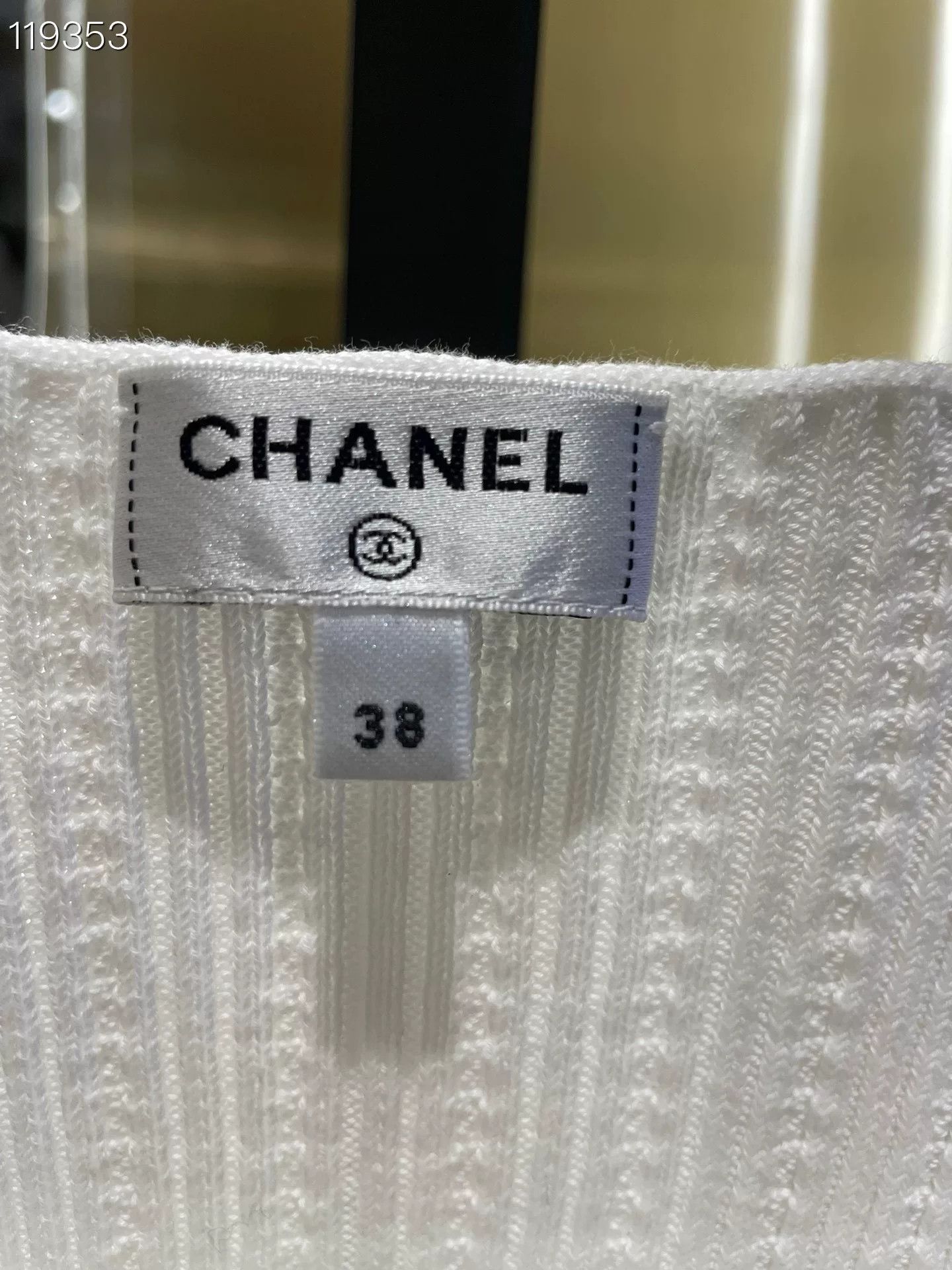 Chanel Chanel 22SS White Camisole Size 38 Size S / US 4 / IT 40 - 3 Thumbnail