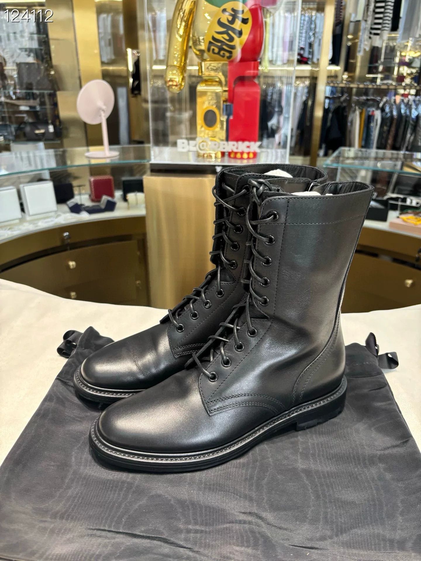 Celine Celine Classic Minimal Mid-Calf Martin Boots Size US 8 / IT 38 - 2 Thumbnail