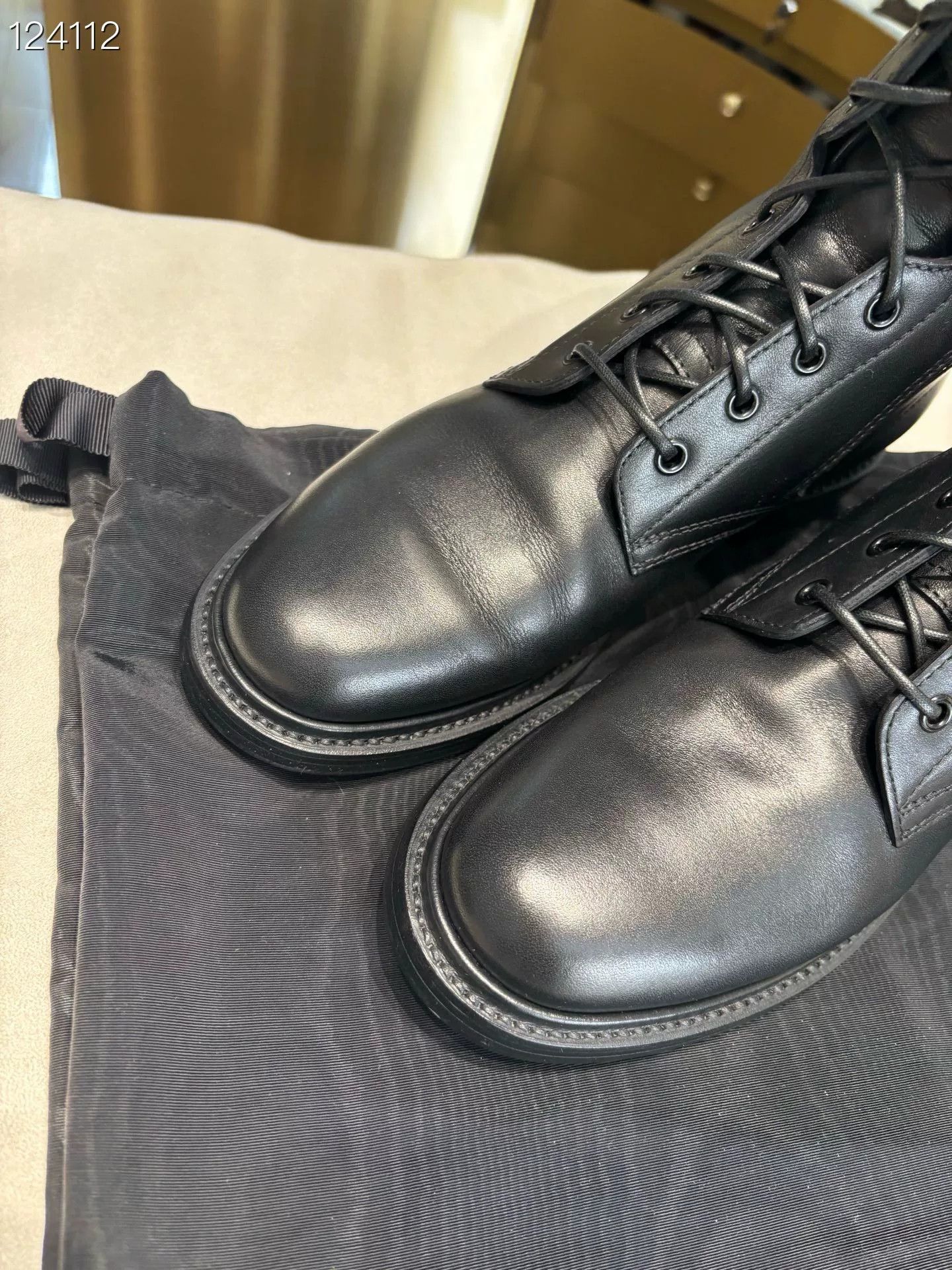 Celine Celine Classic Minimal Mid-Calf Martin Boots Size US 8 / IT 38 - 3 Thumbnail