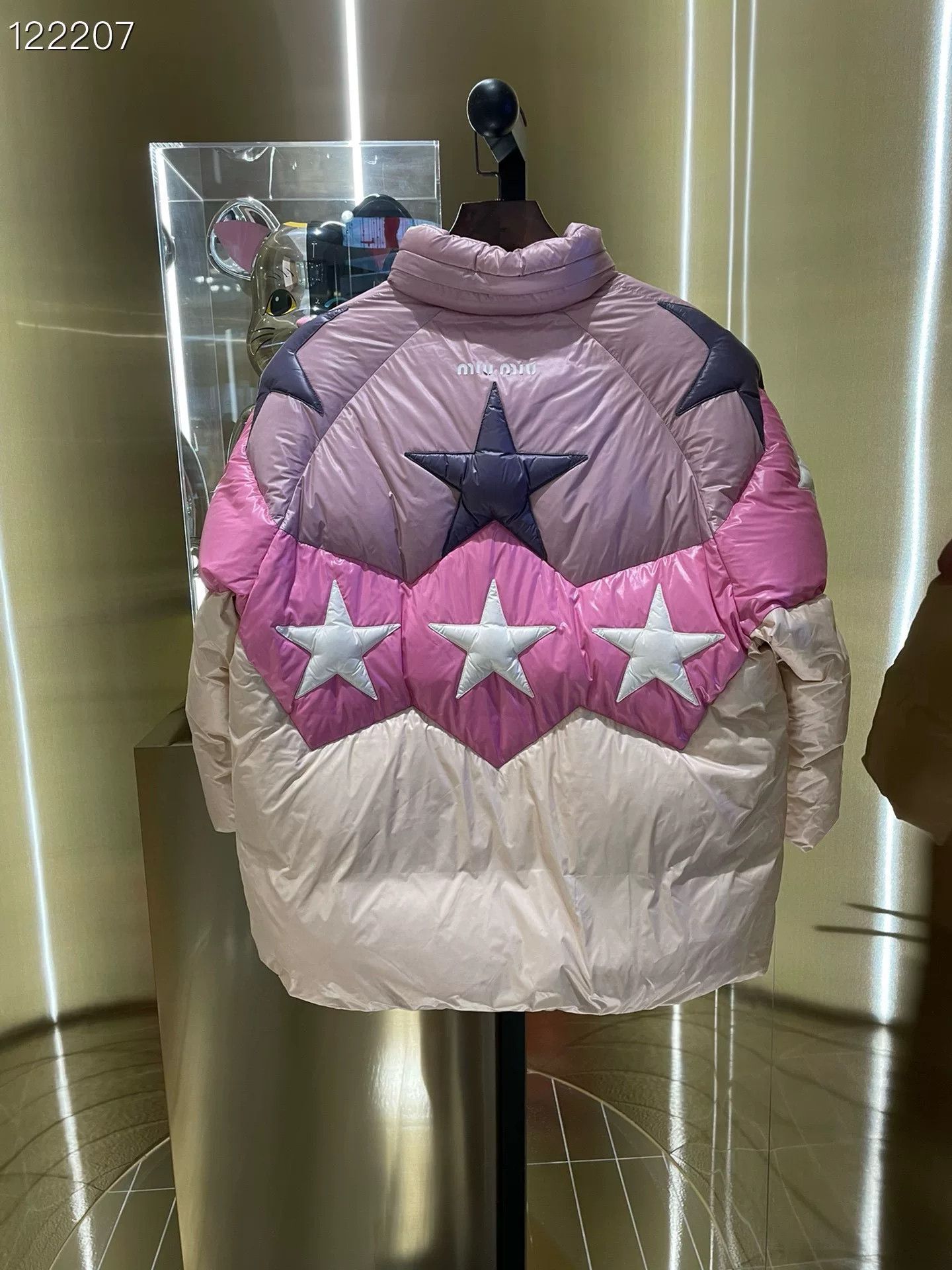 Miu Miu Miumiu Star Patchwork Down Jacket Size XS / US 0-2 / IT 36-38 - 2 Thumbnail