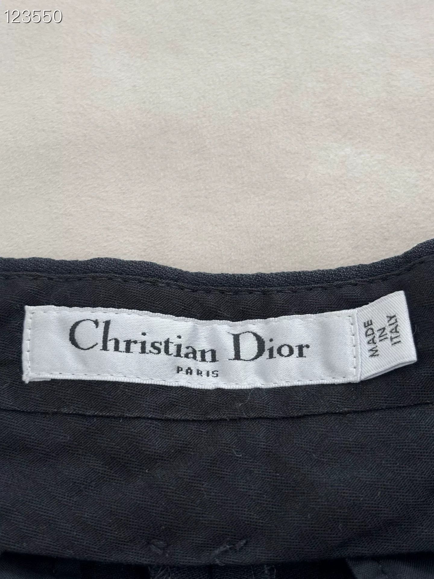 Dior Dior Navy Cropped Wide-Leg Pants 38 Size 38" / US 16 / IT 52 - 3 Thumbnail